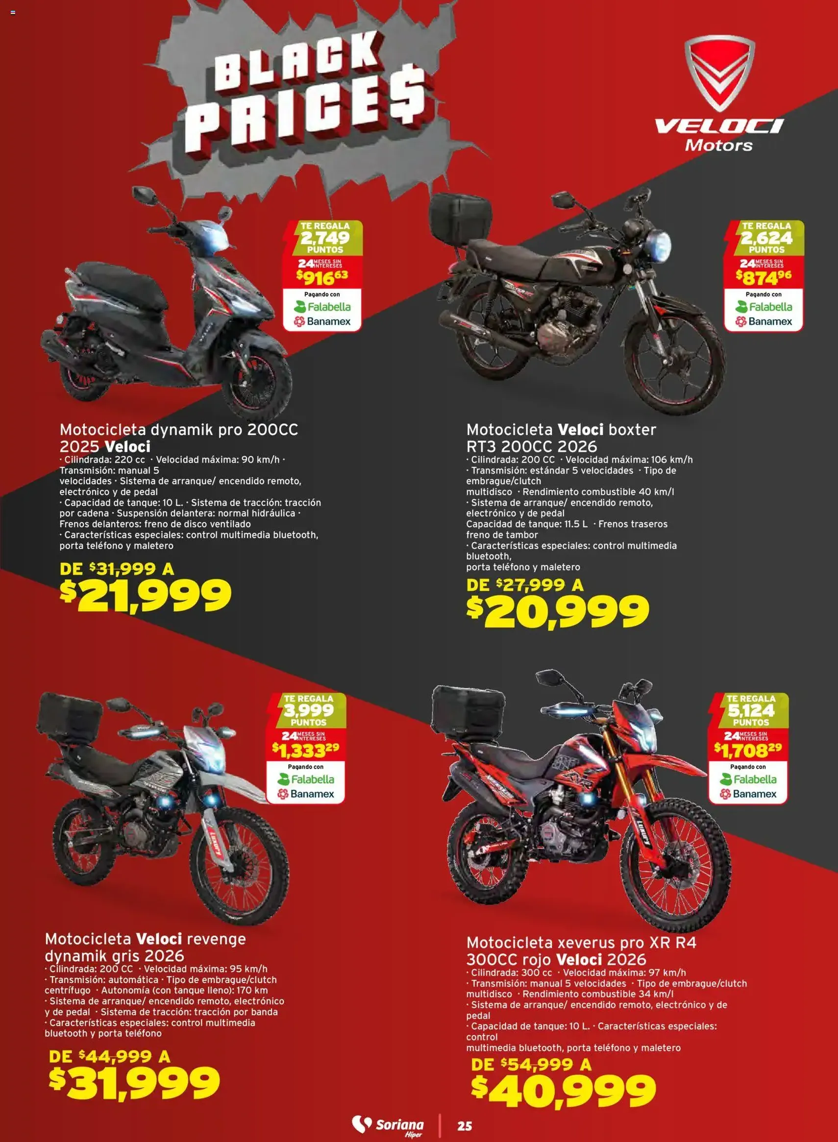 Soriana - Black Prices Híper Nacional - folleto válido desde 21/11/2025 página 25 de 26