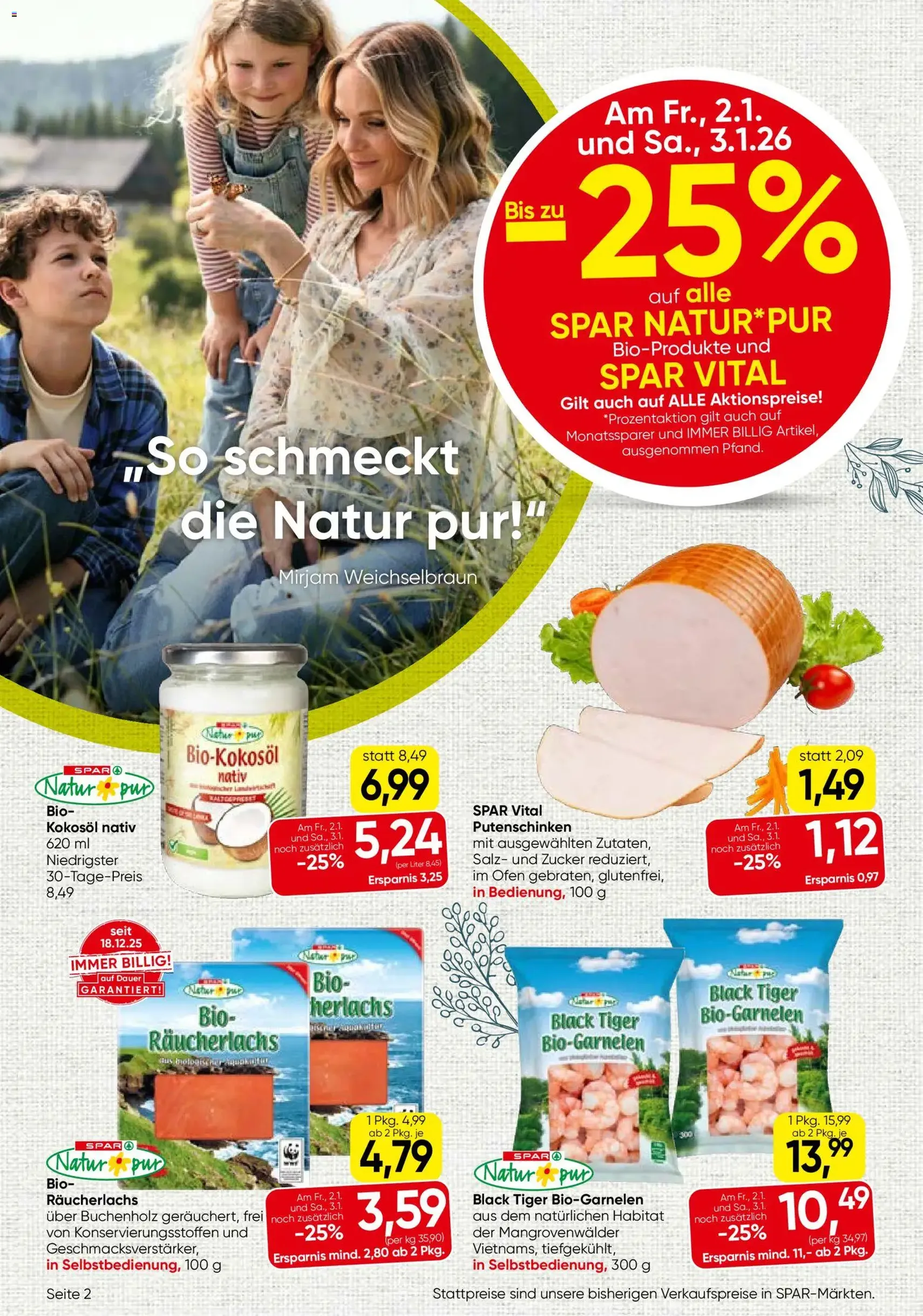 Eurospar Flugblatt - Gültiger Prospekt ab 02.01.2026, Seite 2 von insgesamt 16