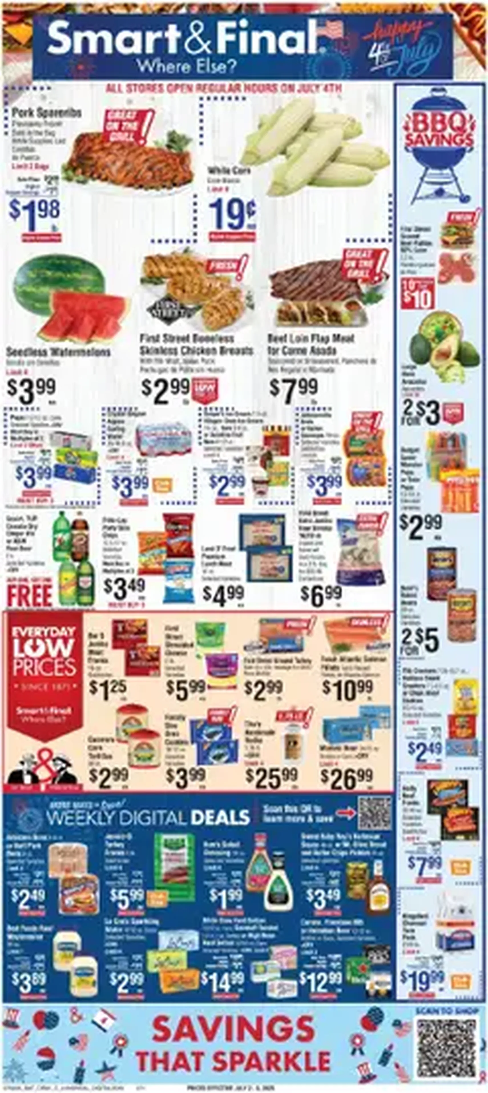 Smart & Final Weekly Ad - valid flyer from 07/01/2025, page 1 of 1