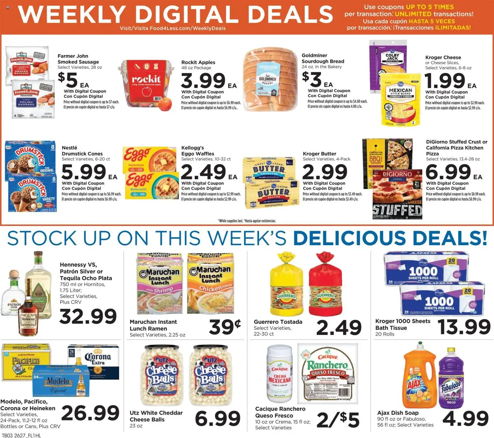 Food 4 Less Weekly Ad - valid flyer from 08/05/2026, page 5 of 10