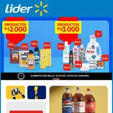Vista previa del folleto Lider Ofertas válido desde 07.07.2026
