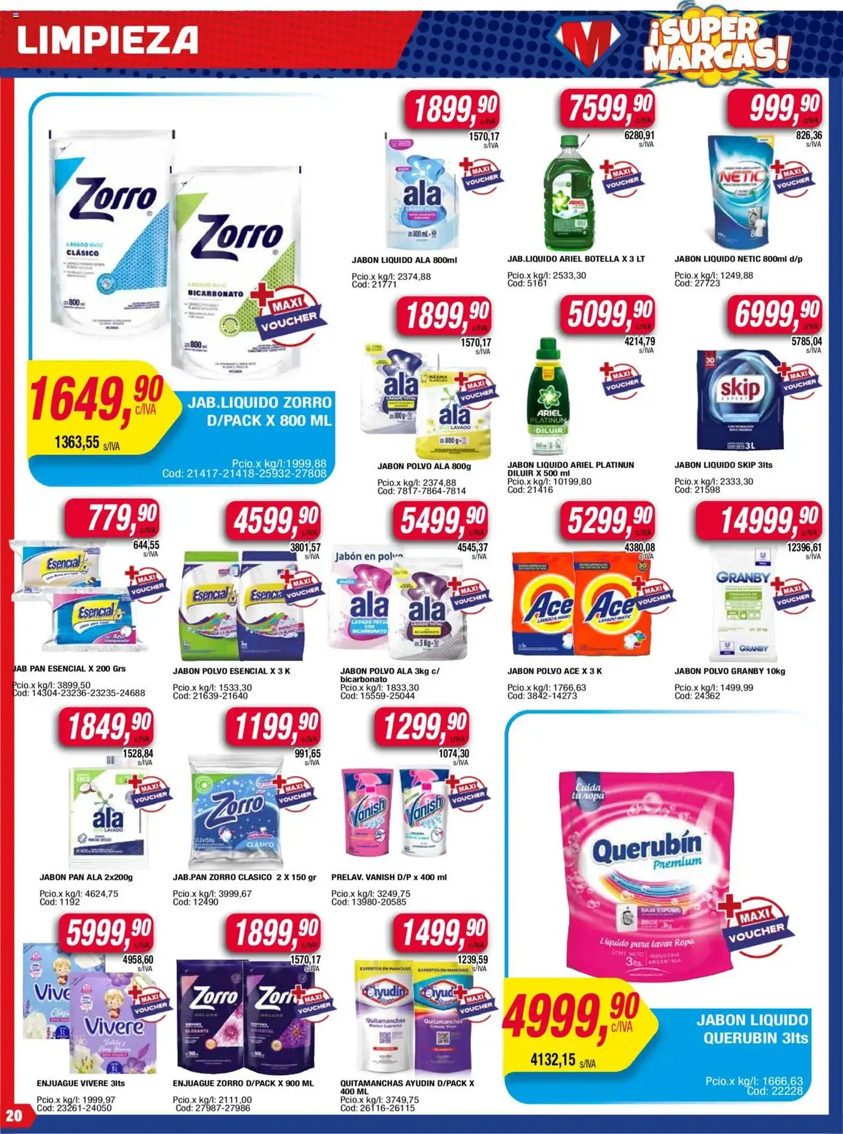 Maxiconsumo ofertas - folleto válido desde 21/07/2025 página 20 de 28 Maxiconsumo ofertas - folleto válido desde 21/07/2025 página 20 de 28