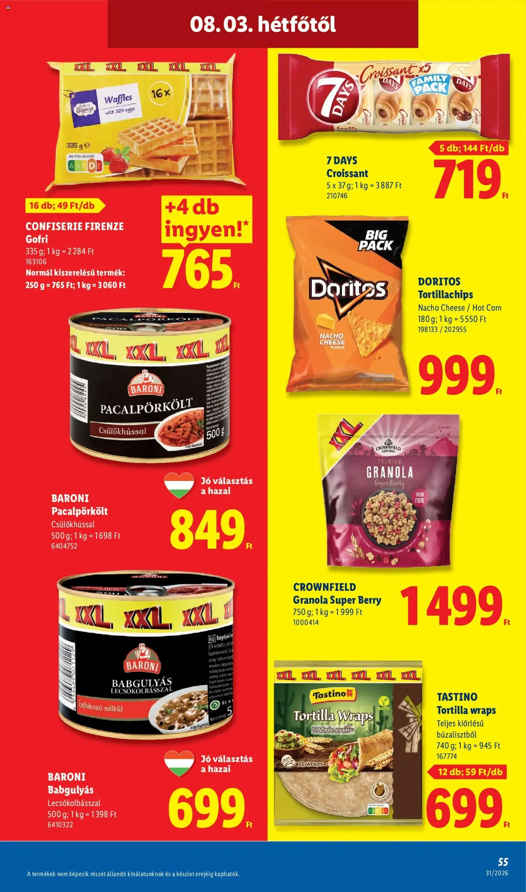 Lidl akciós újság - 2026.07.30. érvényes szórólap 55 oldal 58 oldalból