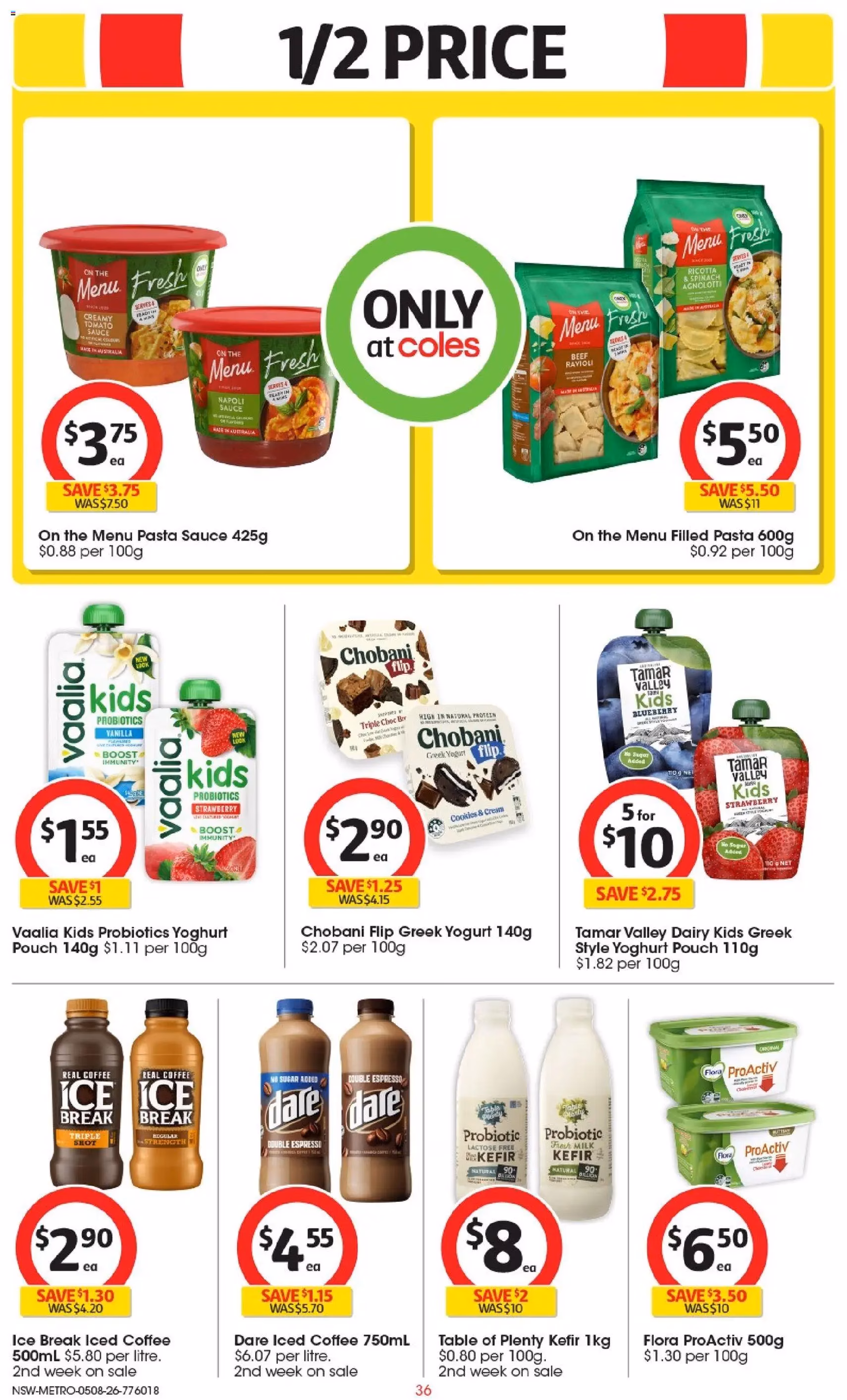 Coles catalogue - valid flyer from 04/08/2026, page 36 of 52