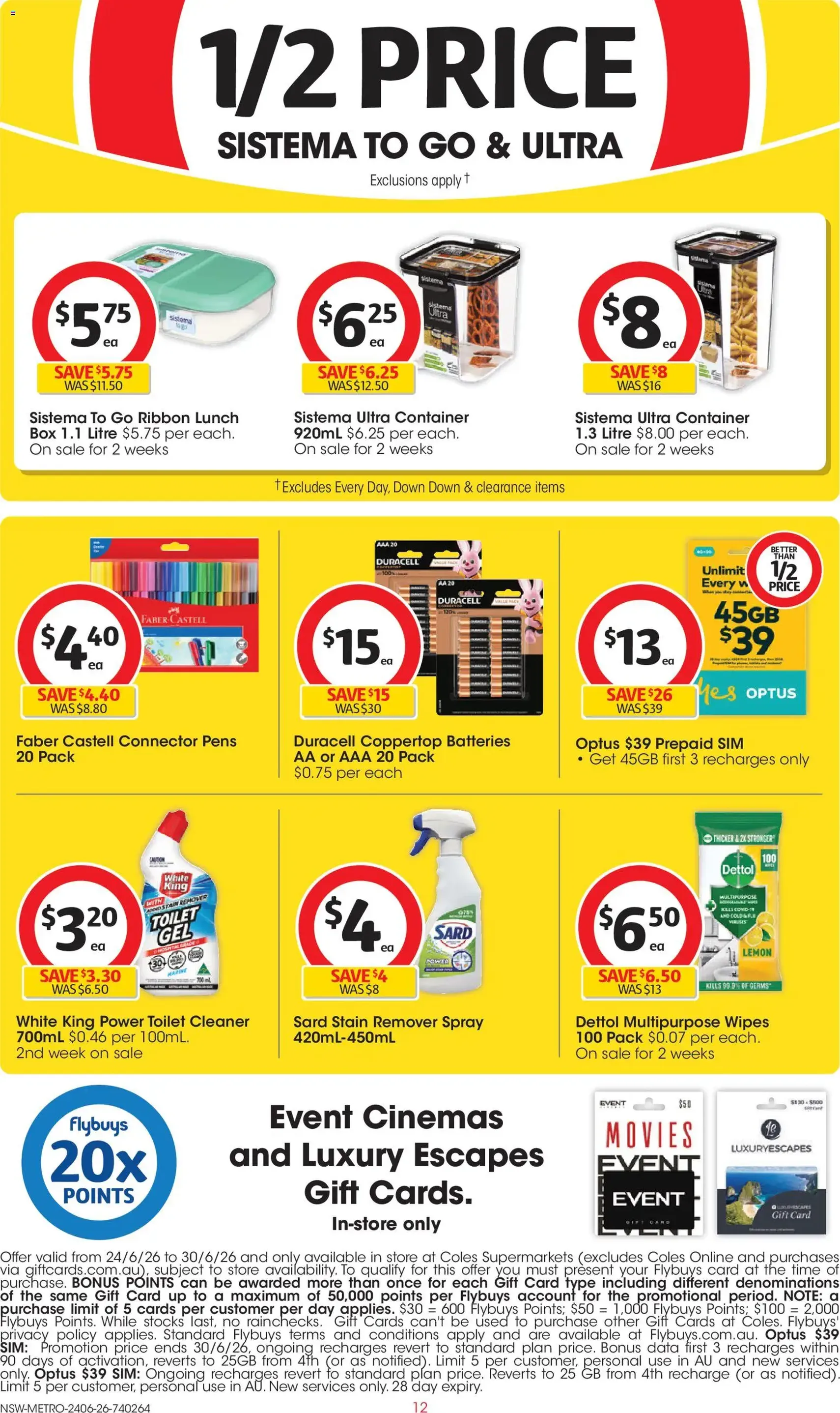 Coles catalogue - valid flyer from 24/06/2026, page 12 of 47