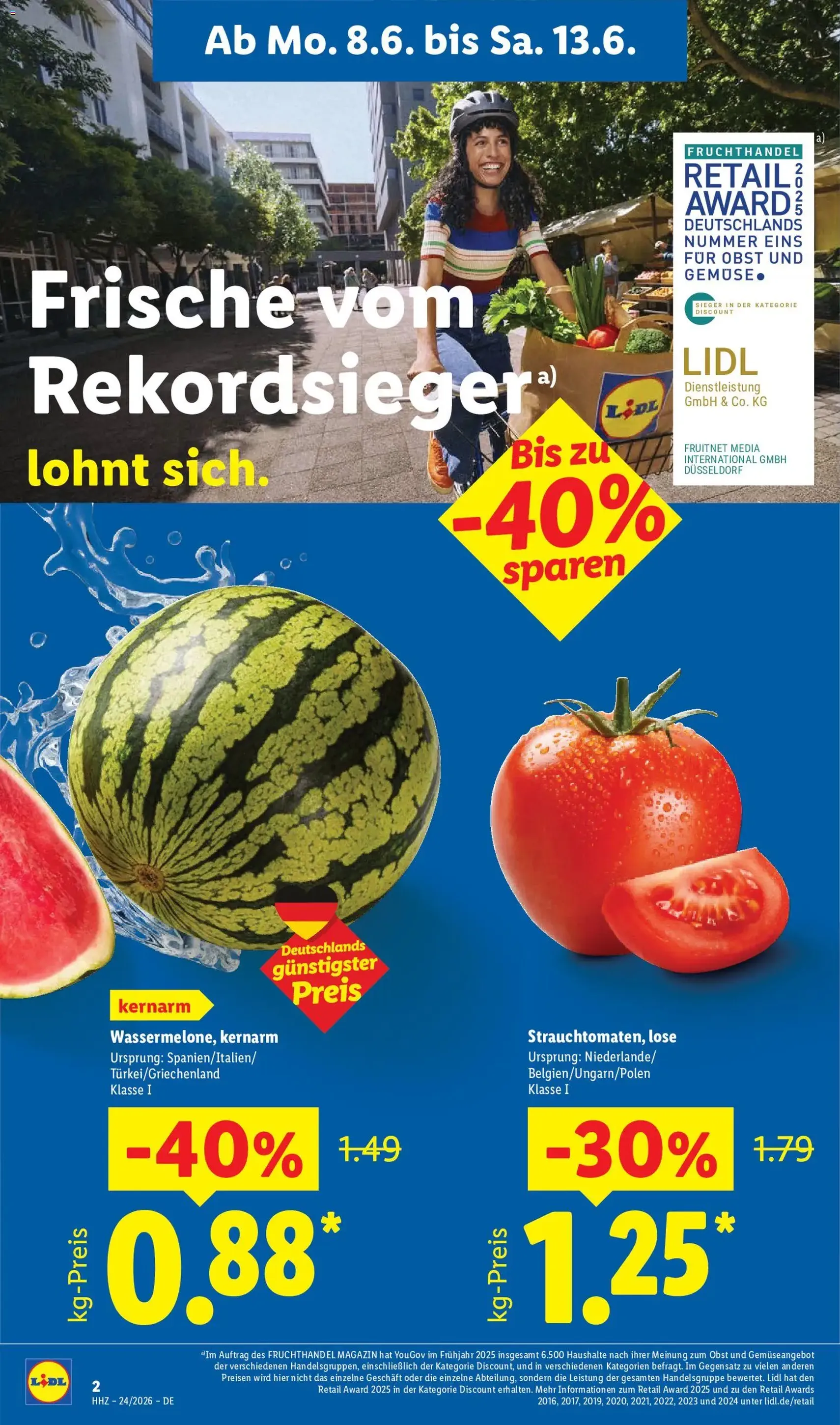 Lidl Prospekt - Gültiger Prospekt ab 08.06.2026, Seite 6 von insgesamt 73