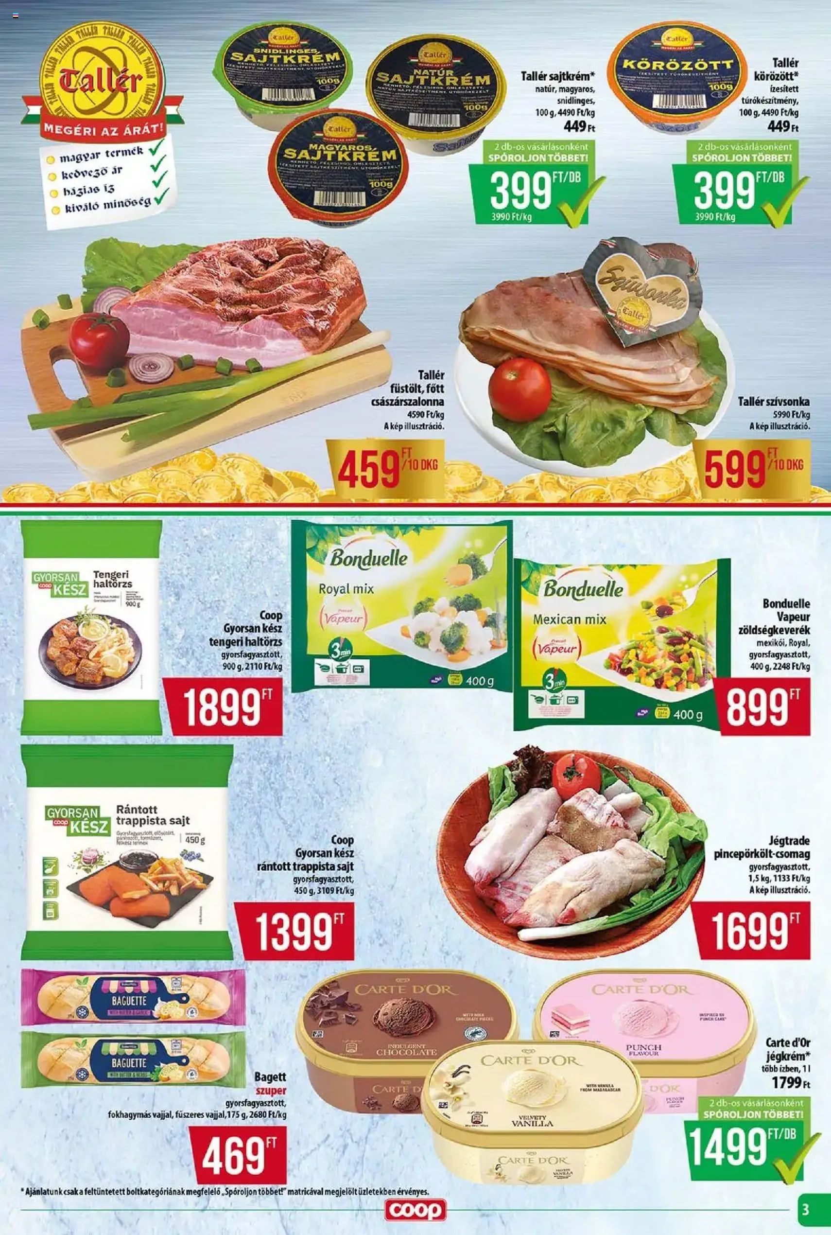 COOP Szolnok Akciós újság - 2025.08.14. érvényes szórólap 3 oldal 12 oldalból COOP Szolnok Akciós újság - 2025.08.14. érvényes szórólap 3 oldal 12 oldalból