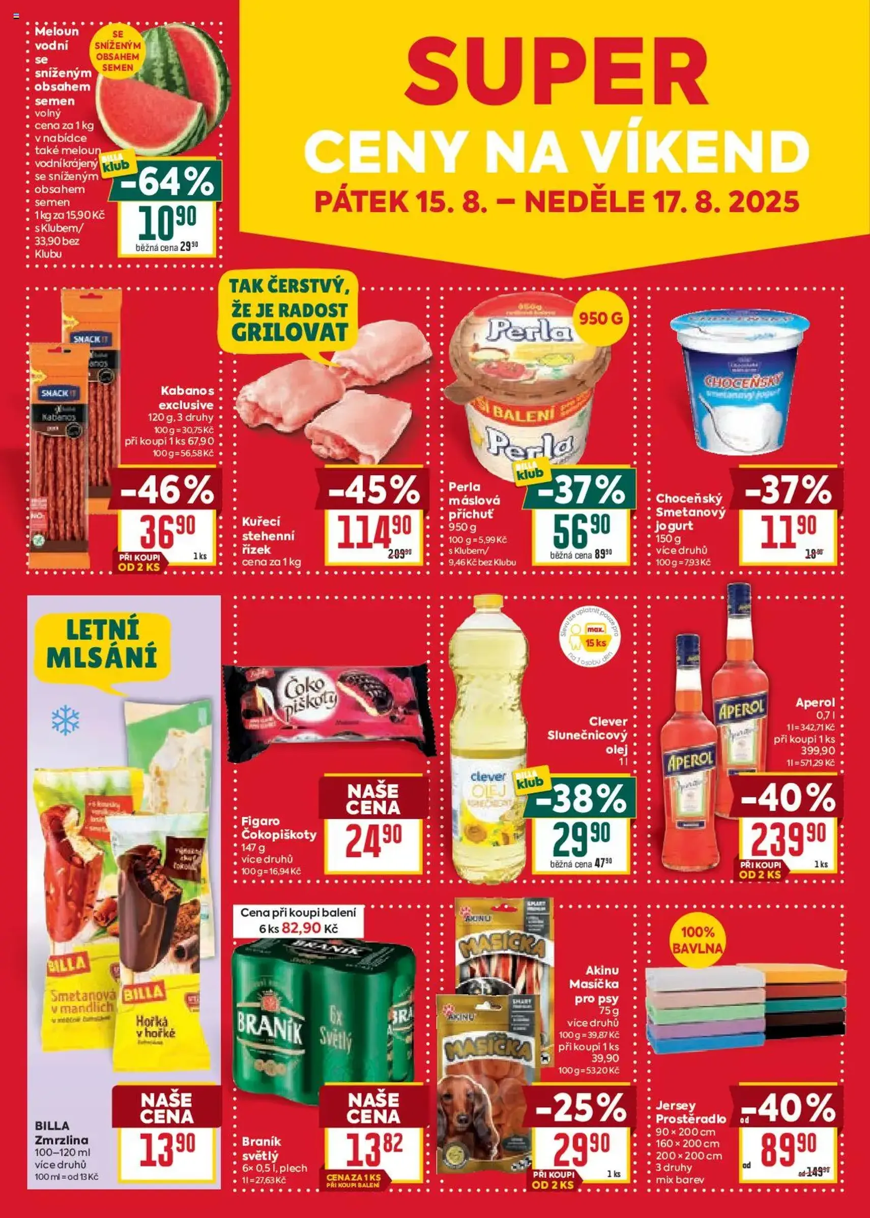 Billa Velký leták - platný leták od 13.08.2025 strana 26 z 32