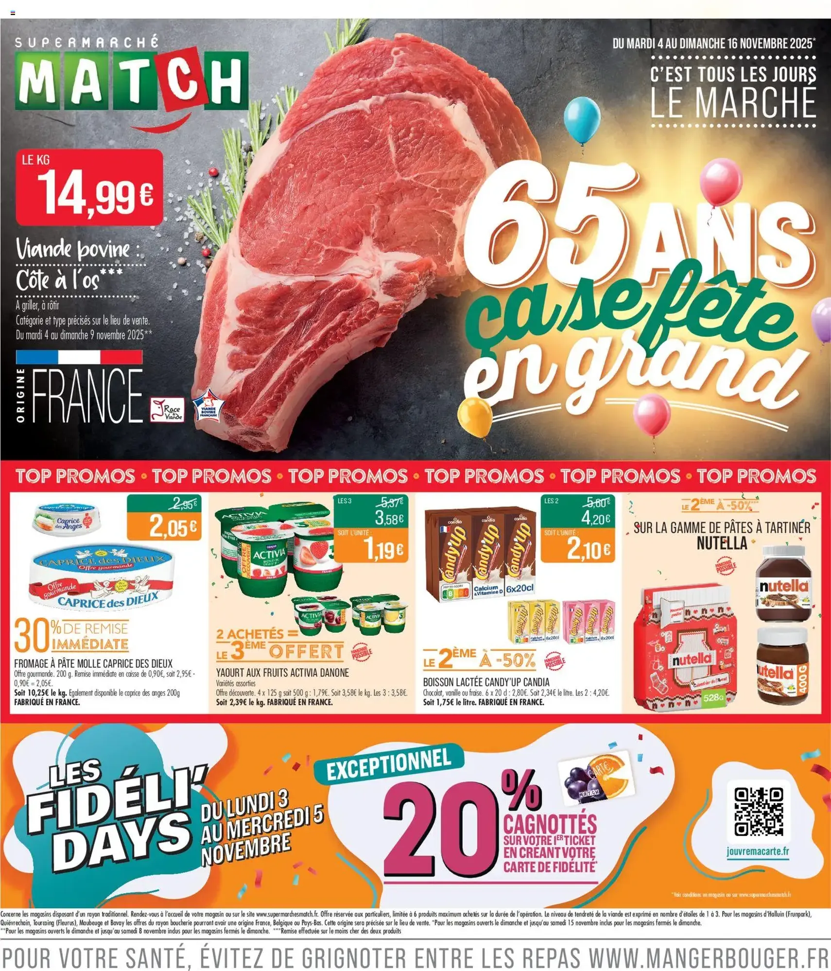 Match Supermarché catalogue - brochure valable à partir du 04/11/2025, page 1 sur 24