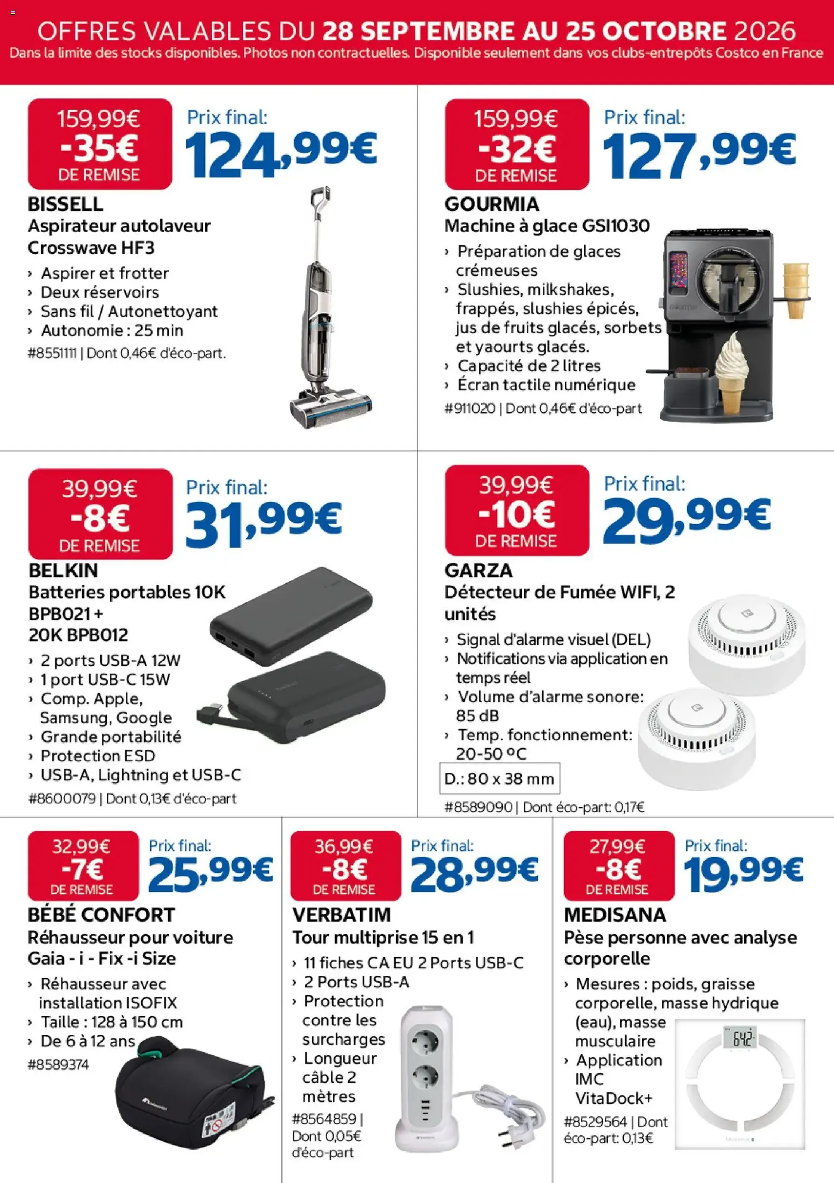 Costco catalogue - brochure valable à partir du 28/09/2026, page 3 sur 20