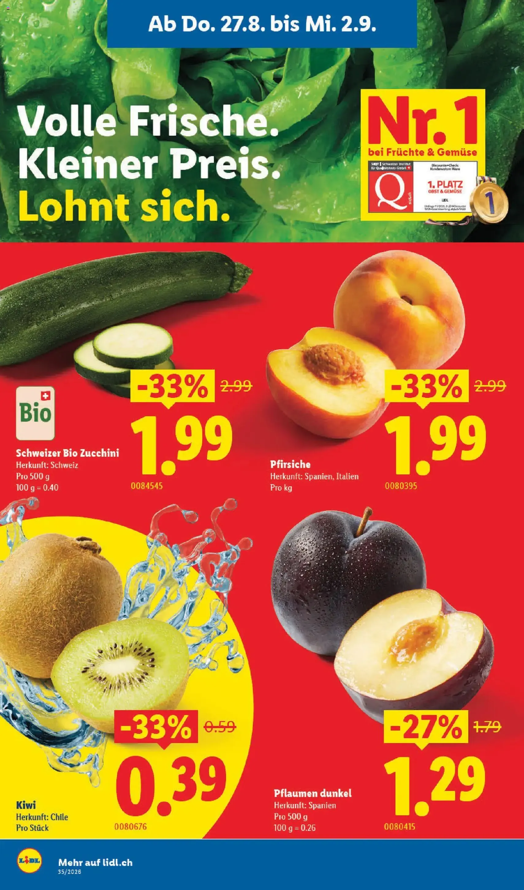 Lidl aktionen - Gültiger Prospekt ab 27.08.2026, Seite 8 von insgesamt 37