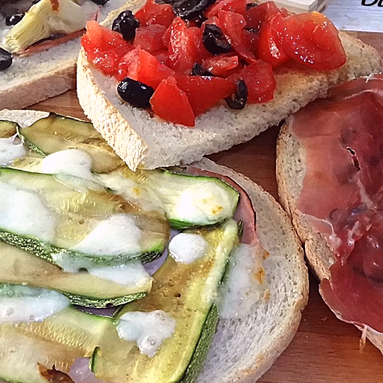 Anteprima ricetta Tris di bruschette
