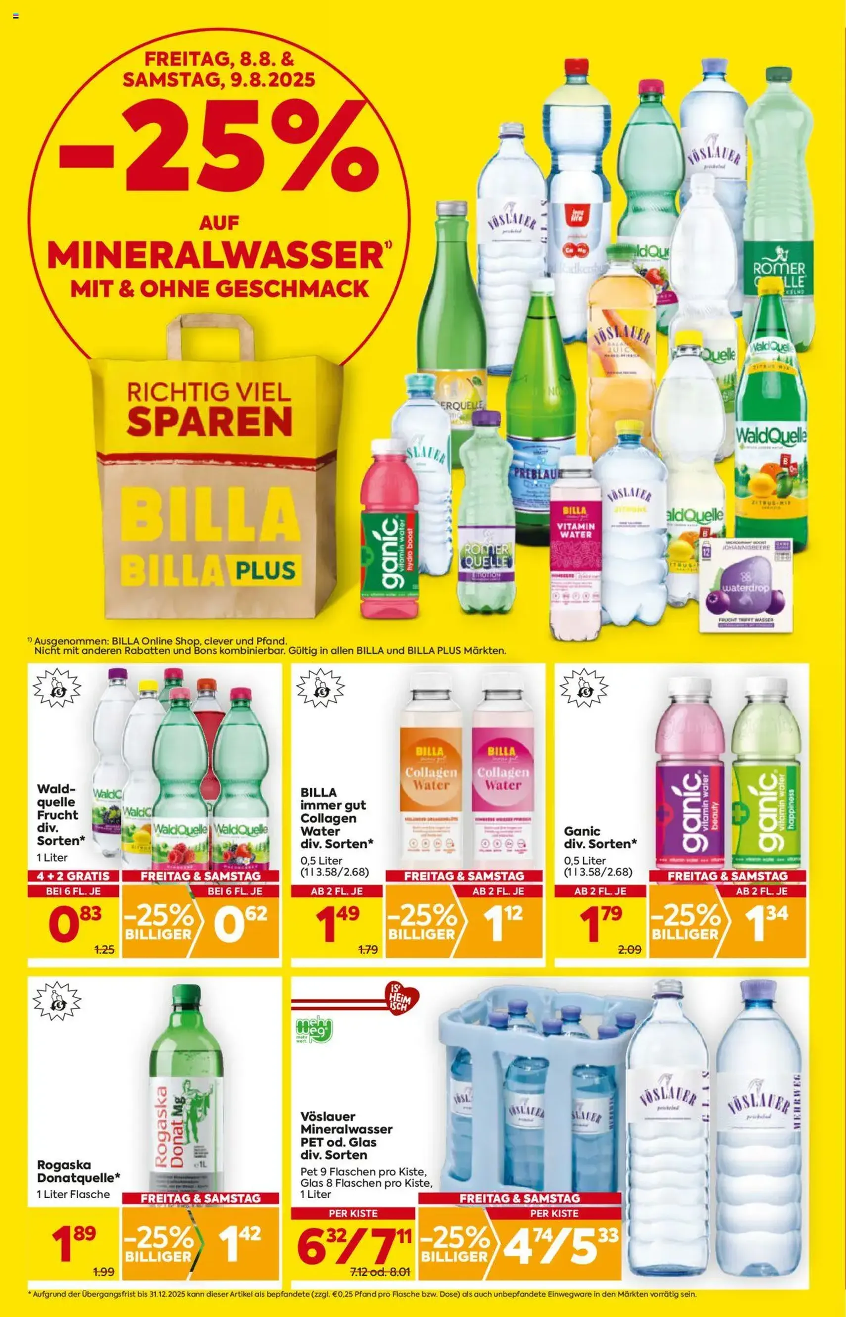 Billa Flugblatt - Gültiger Prospekt ab 07.08.2025, Seite 2 von insgesamt 16