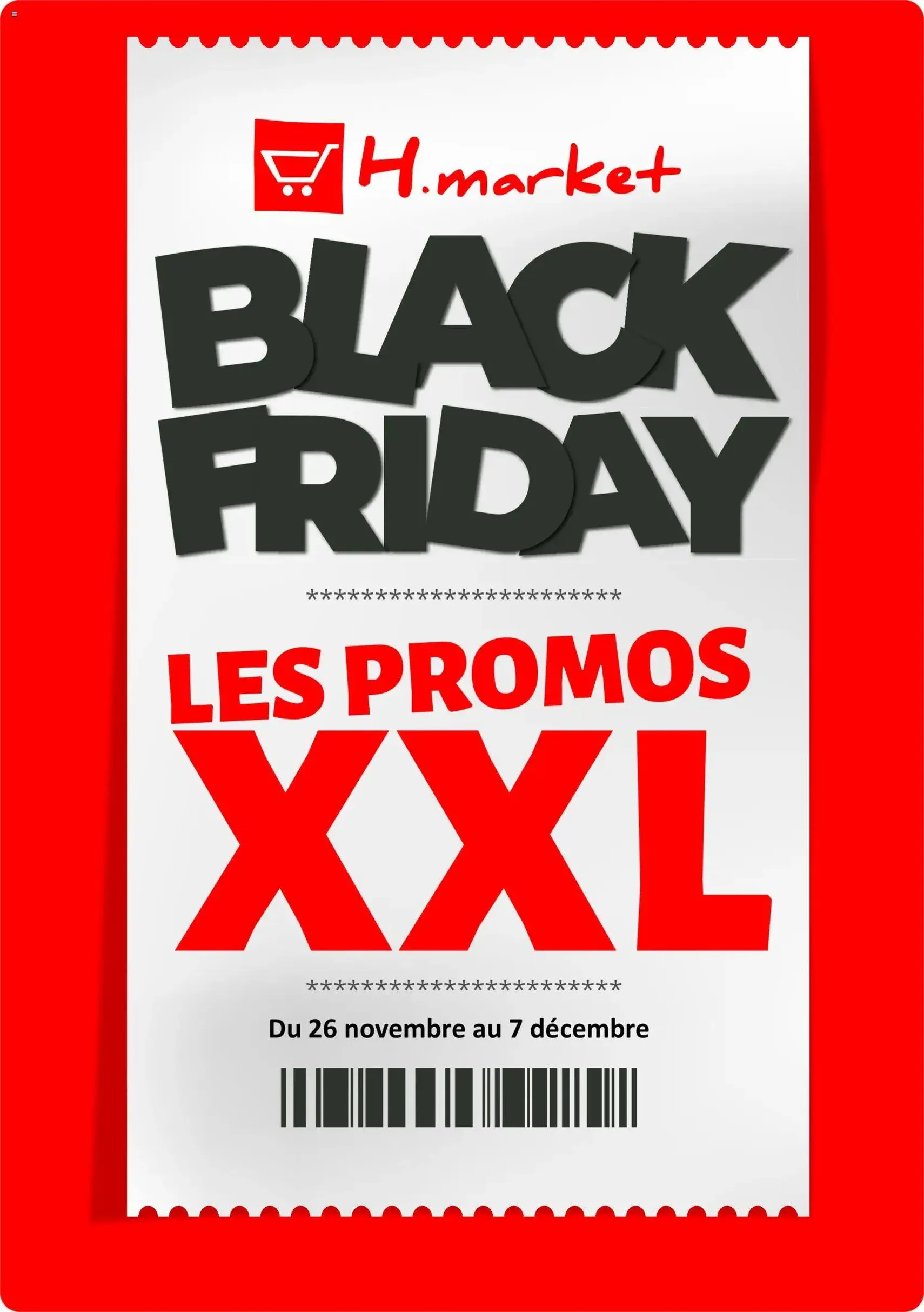 Hmarket Black Friday - brochure valable à partir du 26/11/2025, page 1 sur 22