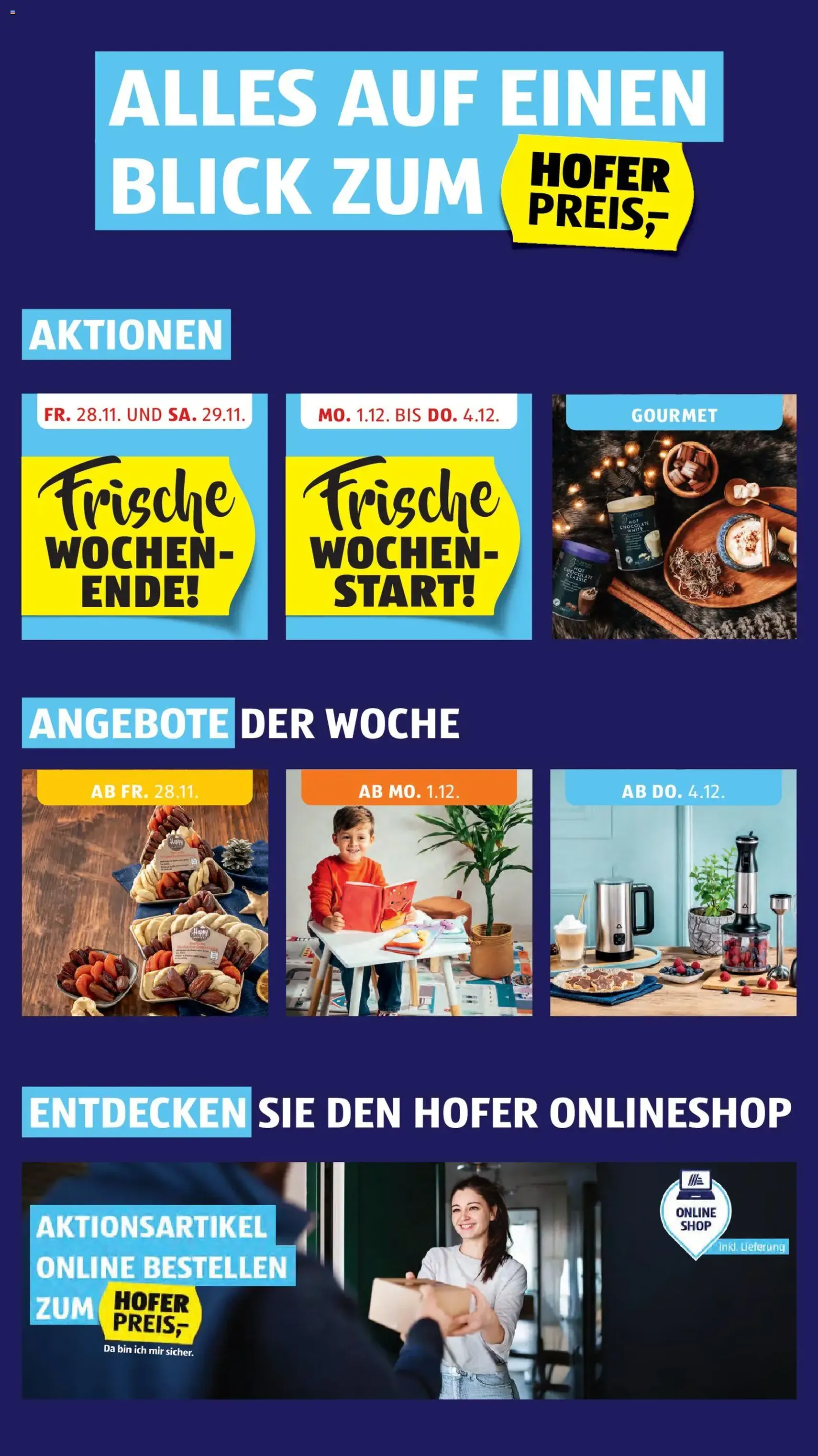 Hofer - Black Friday - Gültiger Prospekt ab 28.11.2025, Seite 2 von insgesamt 61