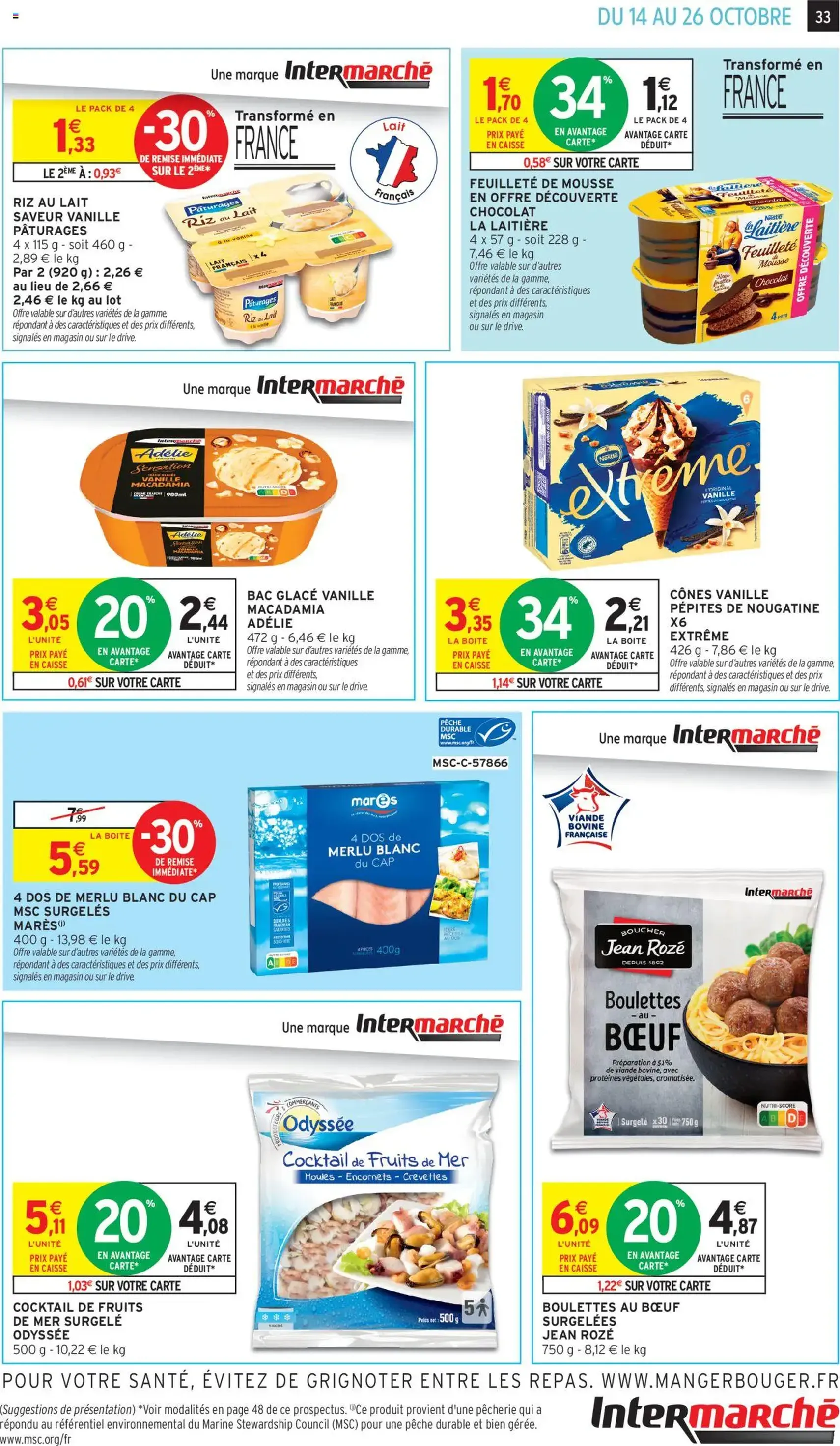 Intermarché catalogue semaine 42 - brochure valable à partir du 14/10/2025, page 33 sur 52