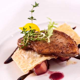 Recipe preview Goose Liver in Red Wine with Apple