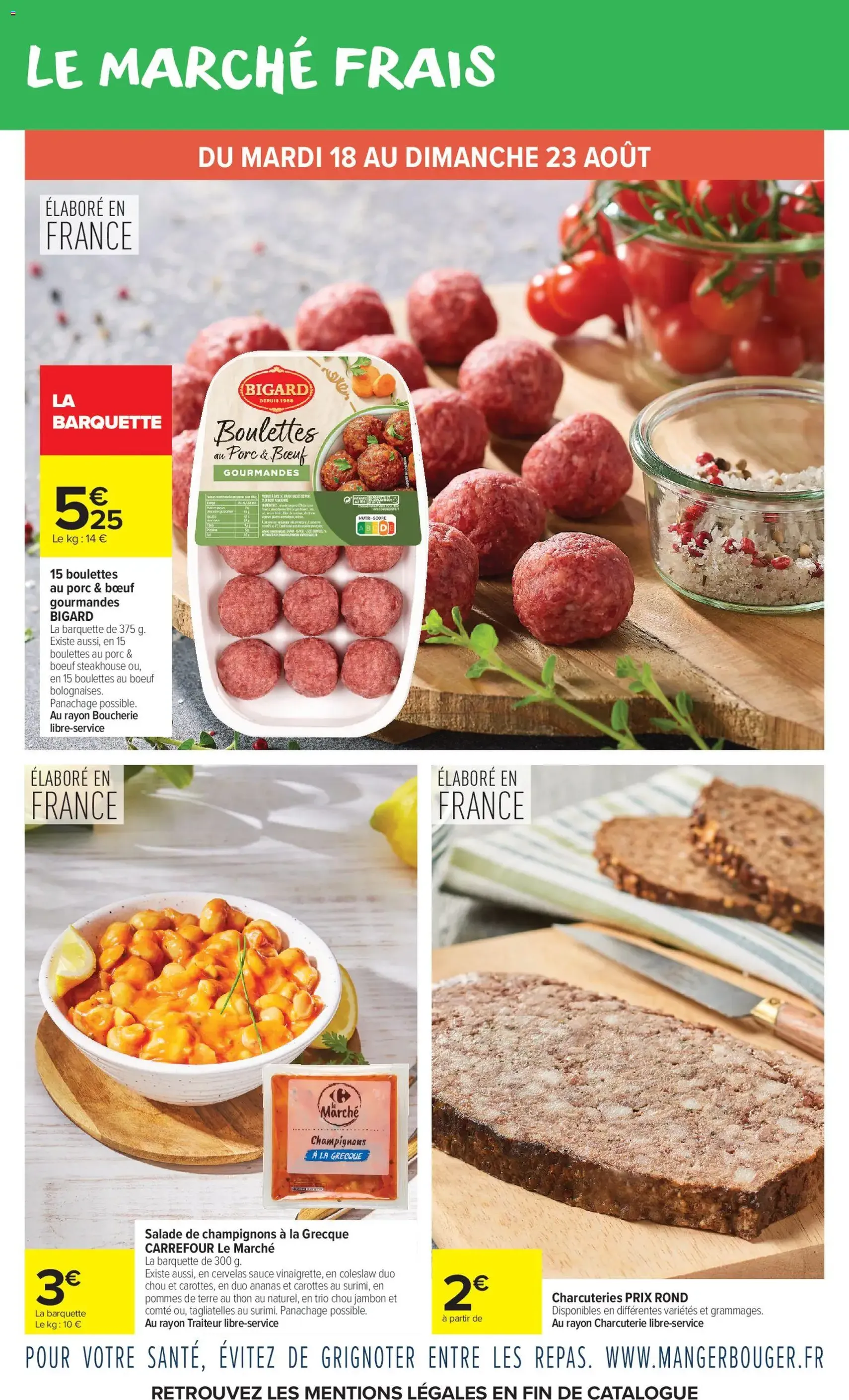 Carrefour Market catalogue - brochure valable à partir du 18/08/2026, page 4 sur 18