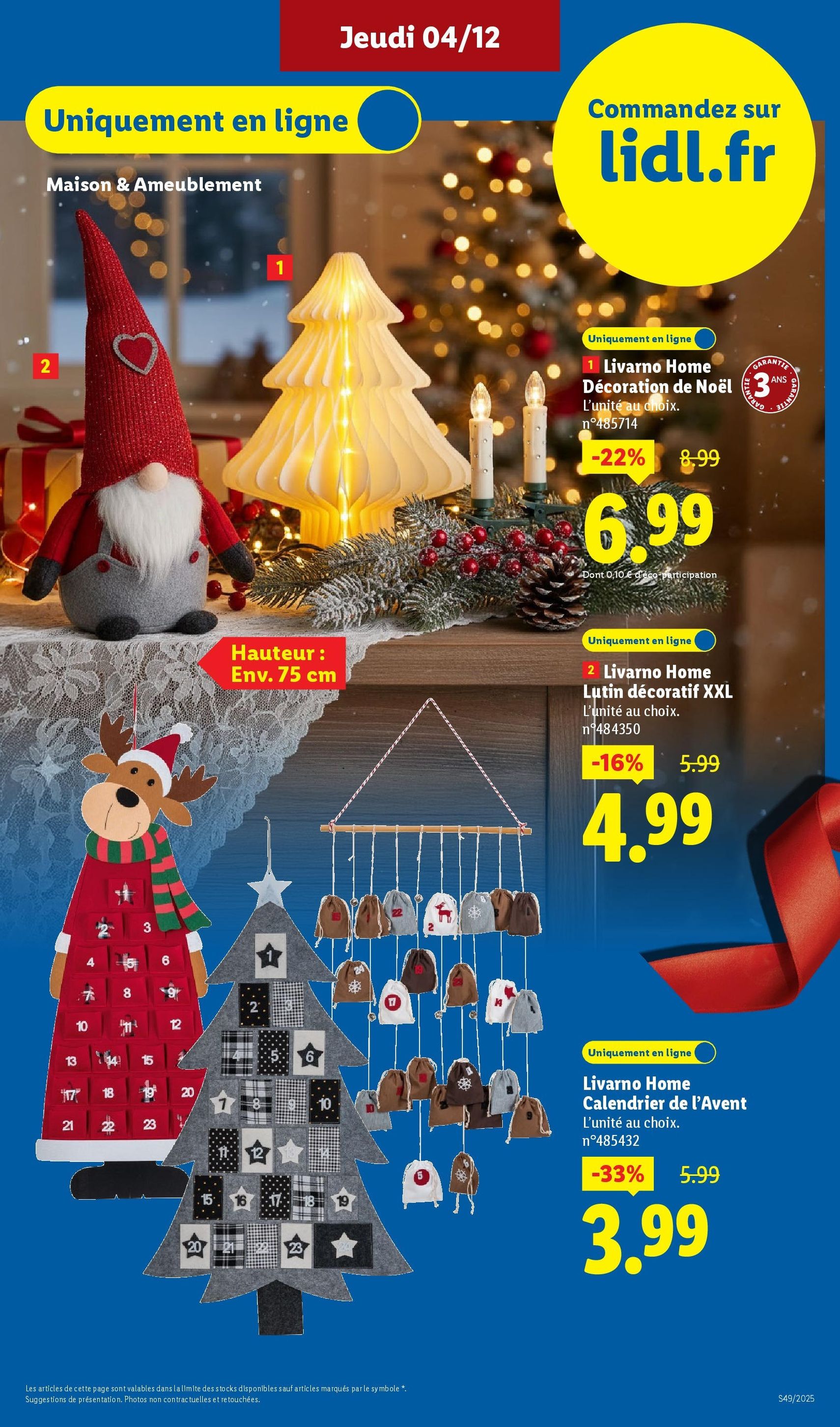 LIDL catalogue semaine 49 - brochure valable à partir du 04/12/2025, page 65 sur 96