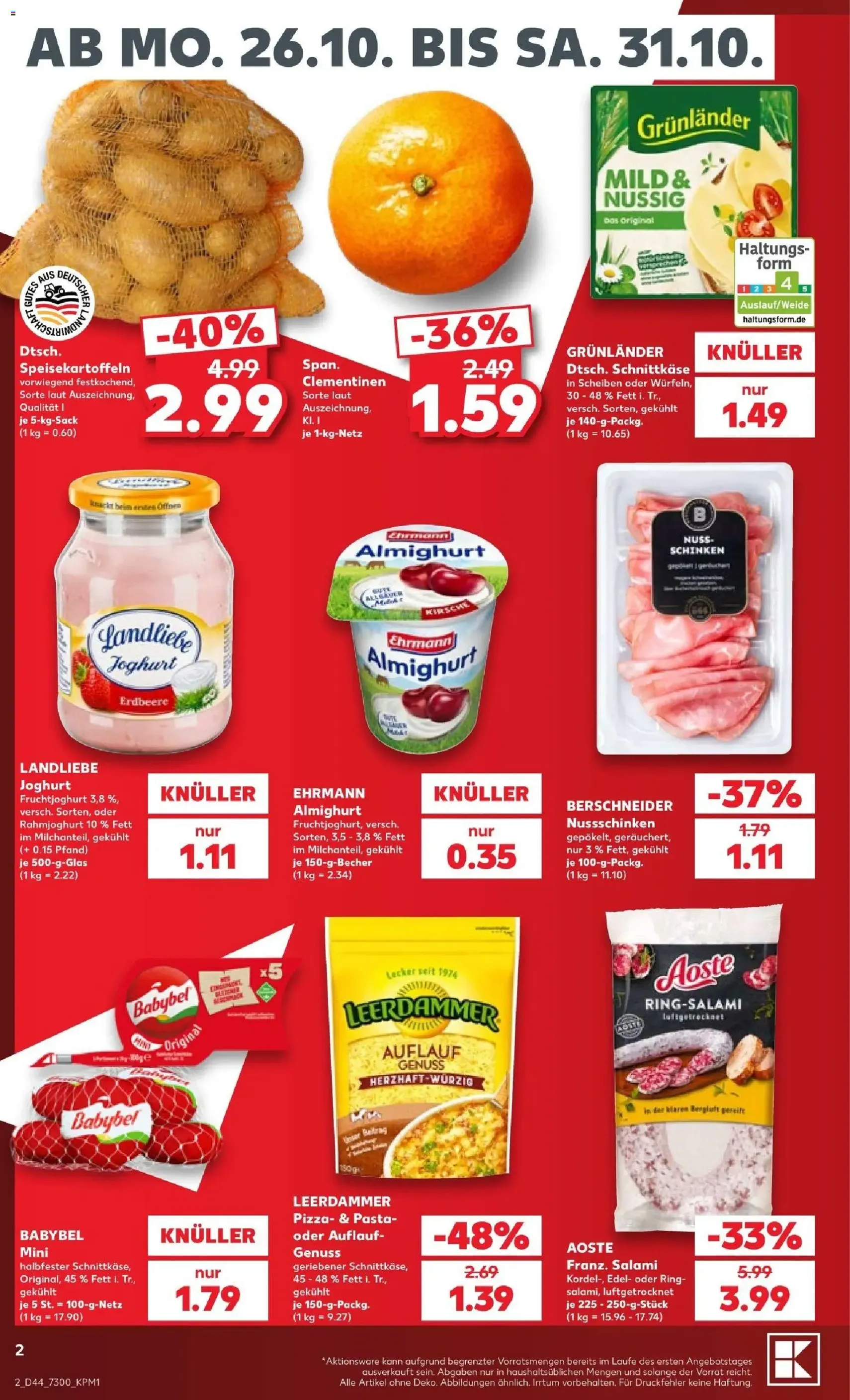 Kaufland Prospekt - Gültiger Prospekt ab 26.10.2026, Seite 2 von insgesamt 76