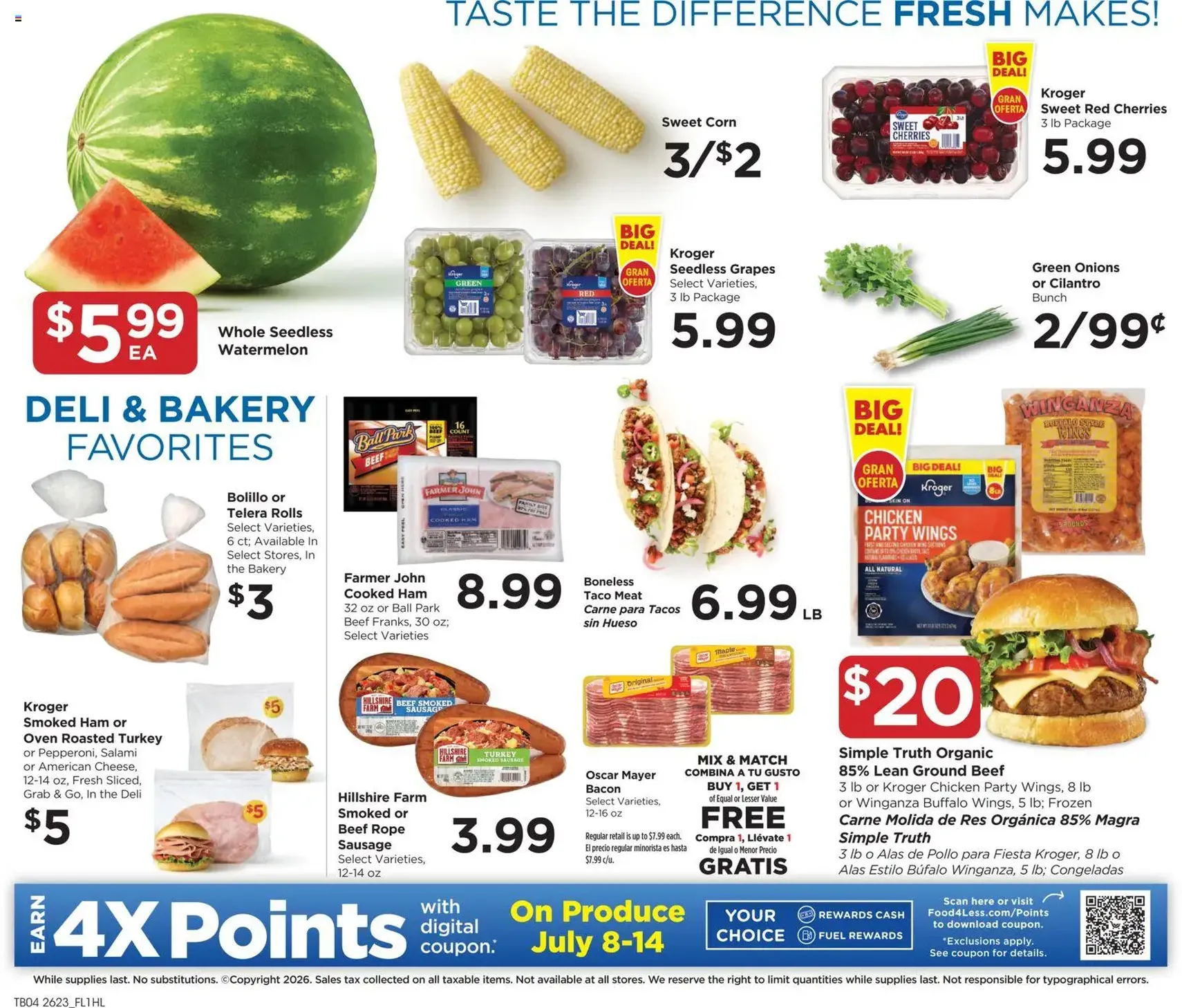 Food 4 Less Weekly Ad - valid flyer from 07/08/2026, page 6 of 9