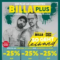 Billa Plus Flugblatt - Prospekt Vorschau gültig ab 04.09.2025