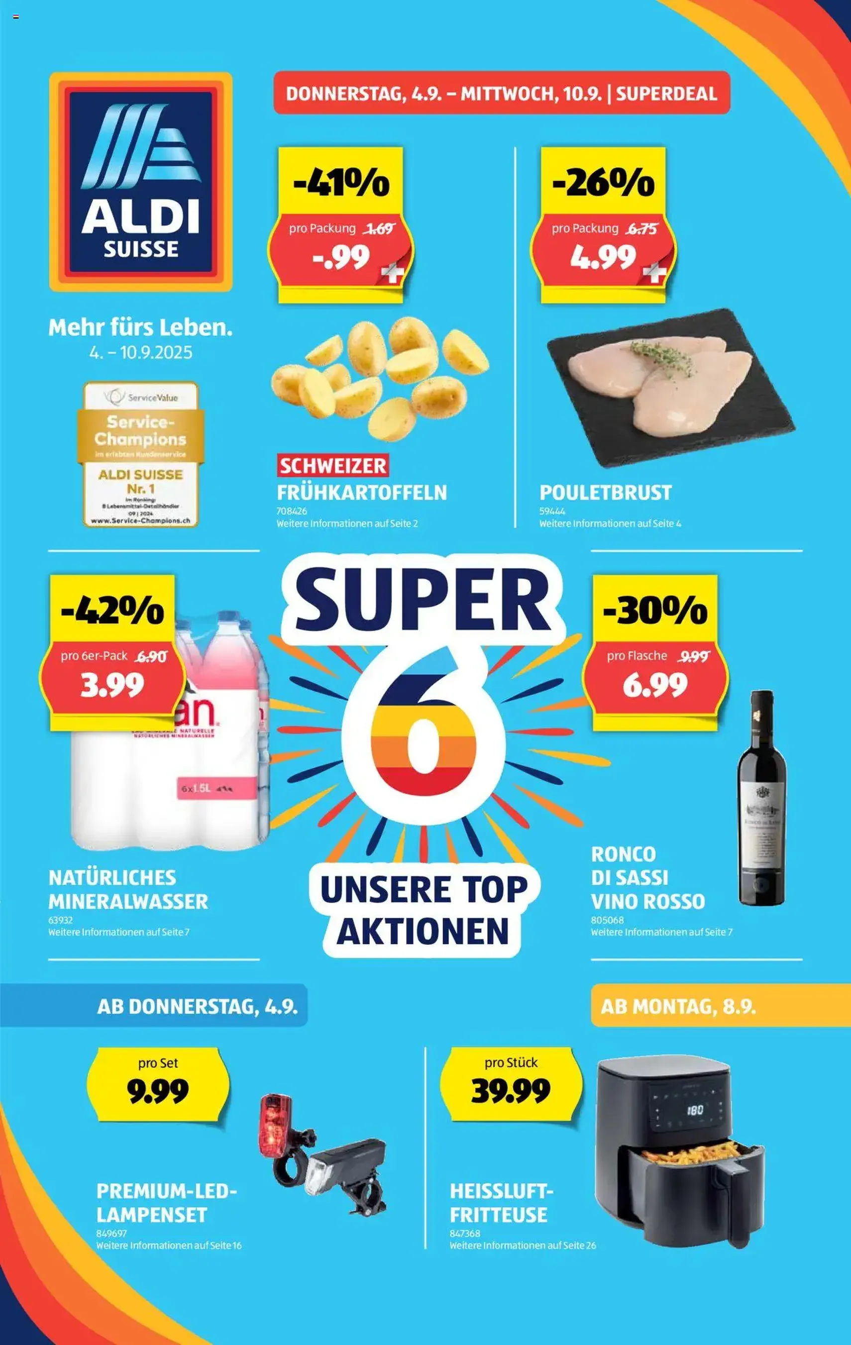 Aldi Aktionen - Gültiger Prospekt ab 04.09.2025, Seite 1 von insgesamt 35 Aldi Aktionen - Gültiger Prospekt ab 04.09.2025, Seite 1 von insgesamt 35