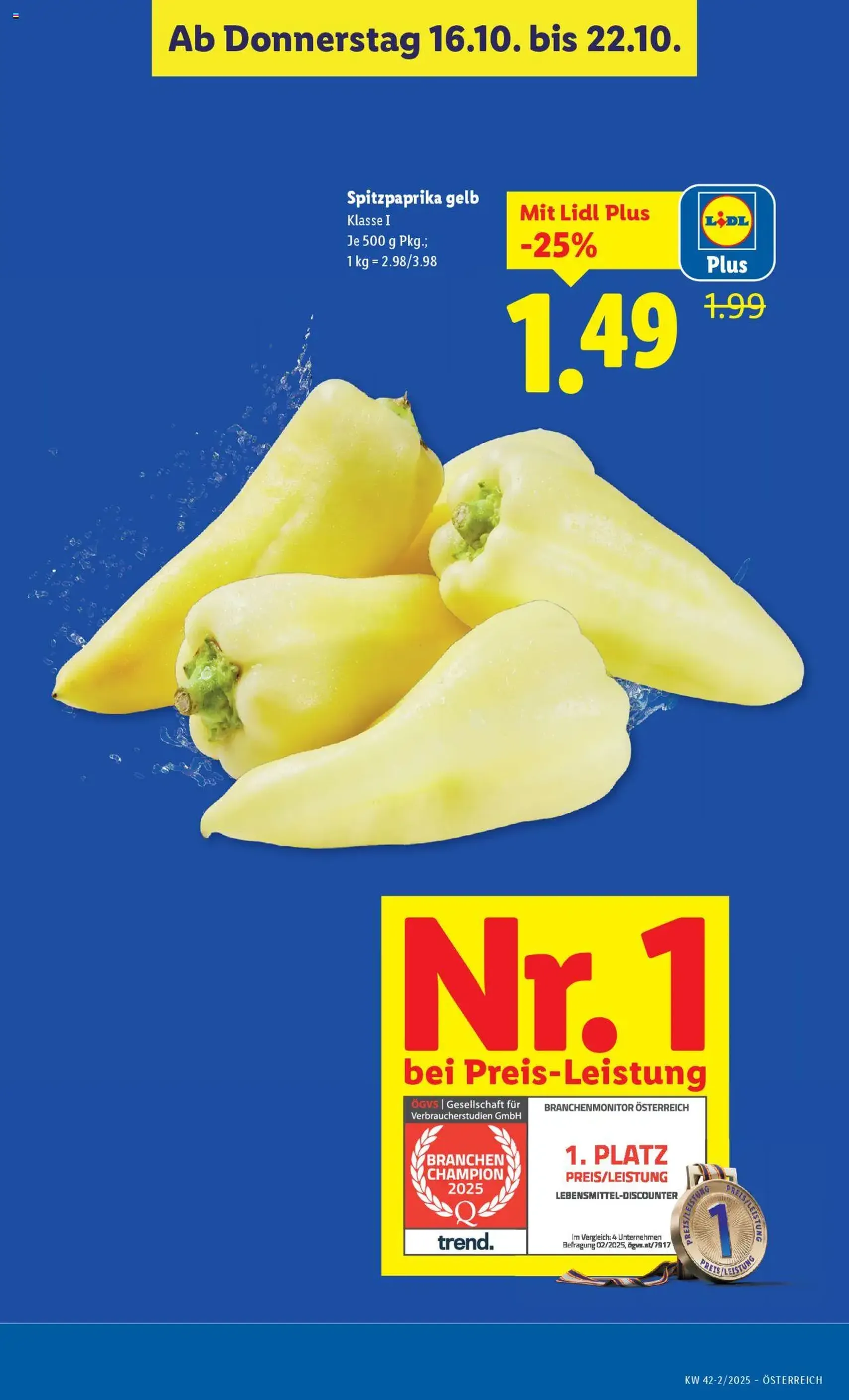 Lidl Flugblatt - Gültiger Prospekt ab 16.10.2025, Seite 5 von insgesamt 50 Lidl Flugblatt - Gültiger Prospekt ab 16.10.2025, Seite 5 von insgesamt 50