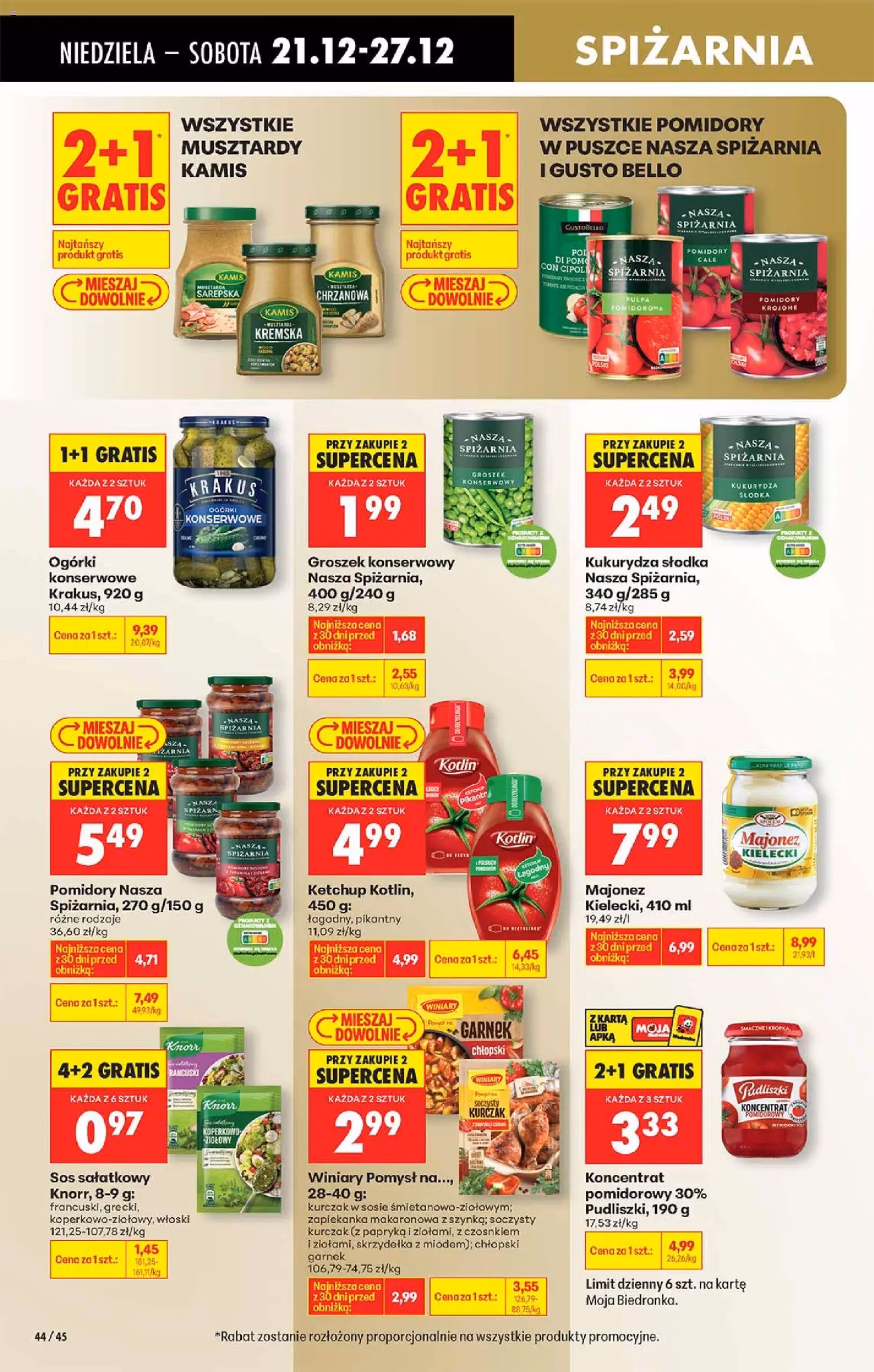 Biedronka gazetka - ważny gazetka od 21.12.2025 strona 44 z 74