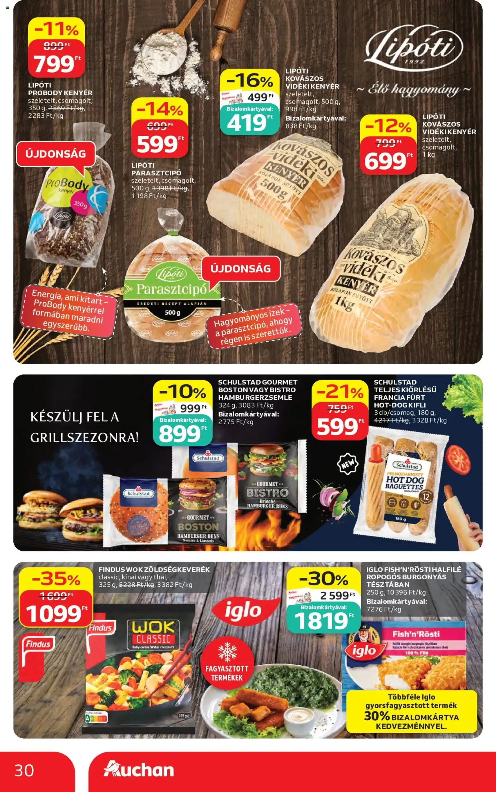 Auchan akciós újság - 2026.05.07. érvényes szórólap 30 oldal 60 oldalból