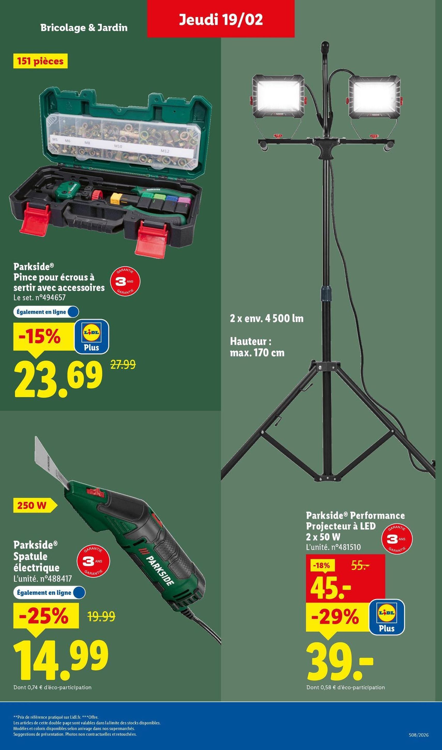LIDL catalogue semaine 8 - brochure valable à partir du 19/02/2026, page 45 sur 77