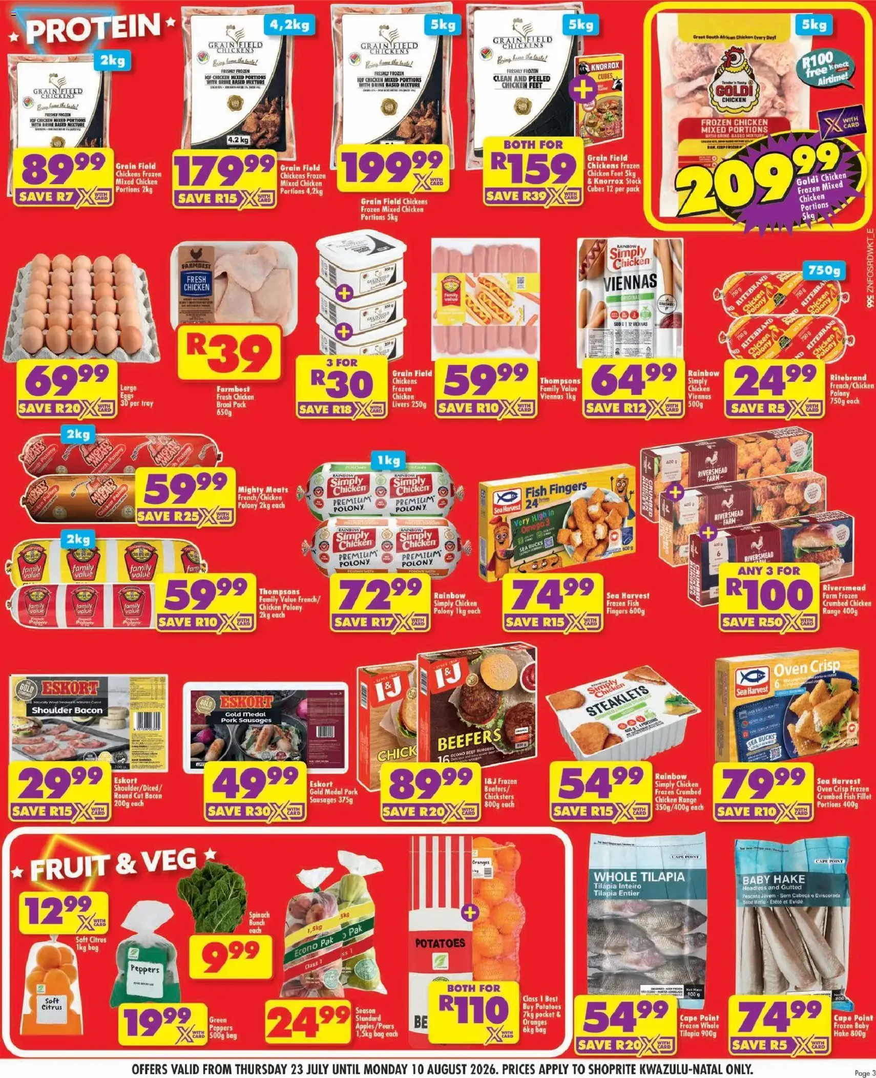 Shoprite Specials - valid flyer from 23/07/2026, page 3 of 12
