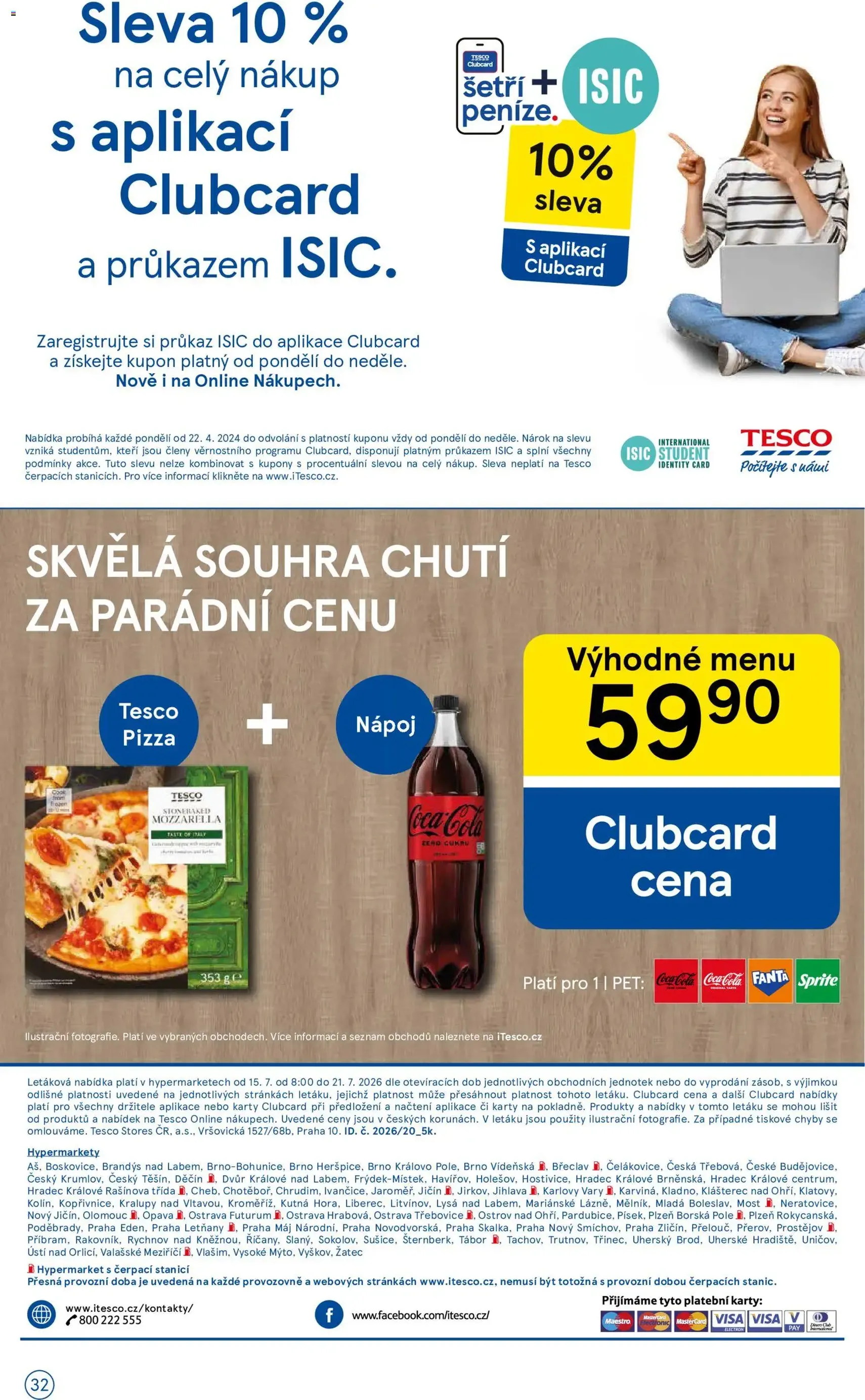 Tesco leták - Hypermarket - platný leták od 15.07.2026 strana 32 z 36