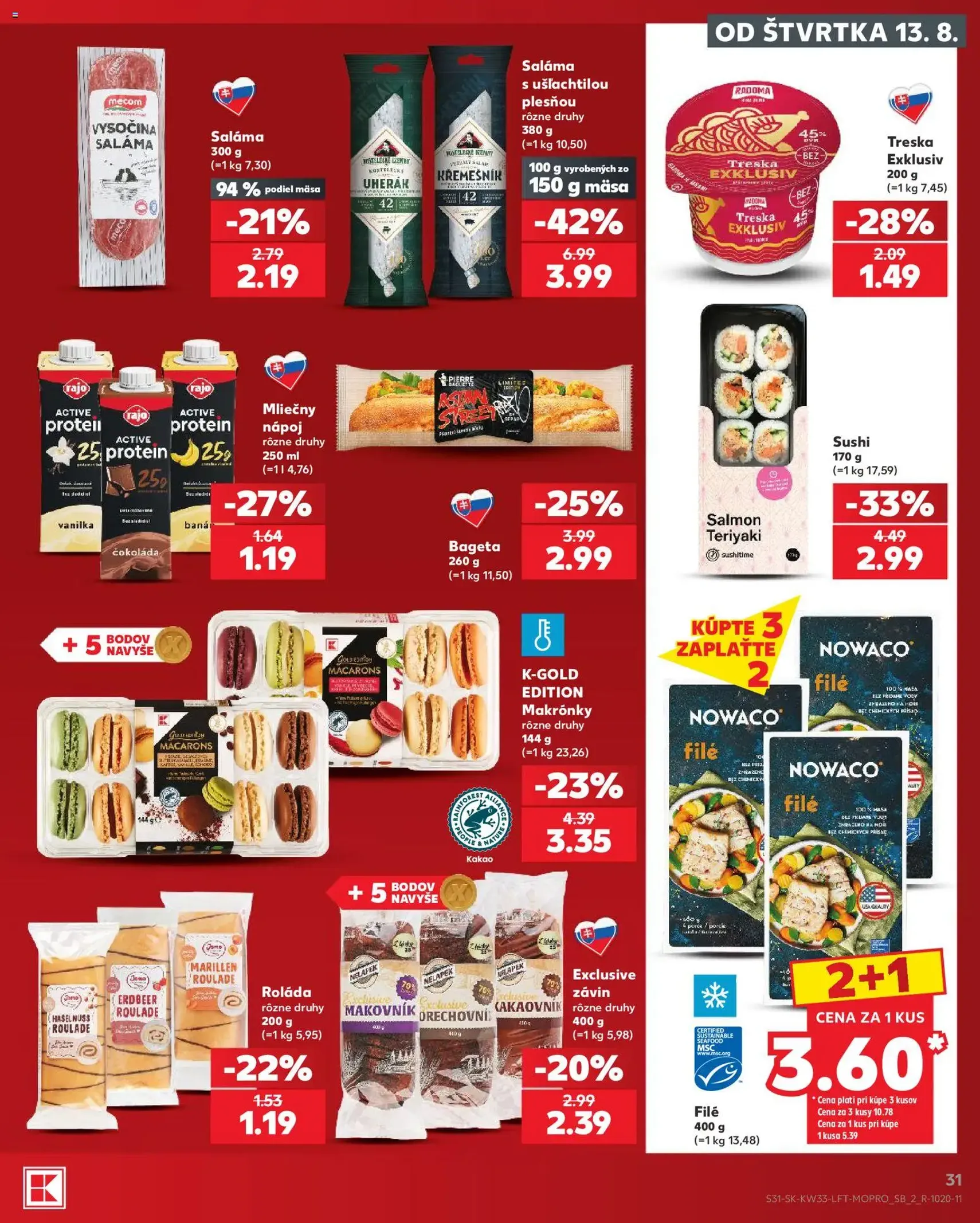 Kaufland leták - platný leták od 13.08.2026 strana 31 z 80