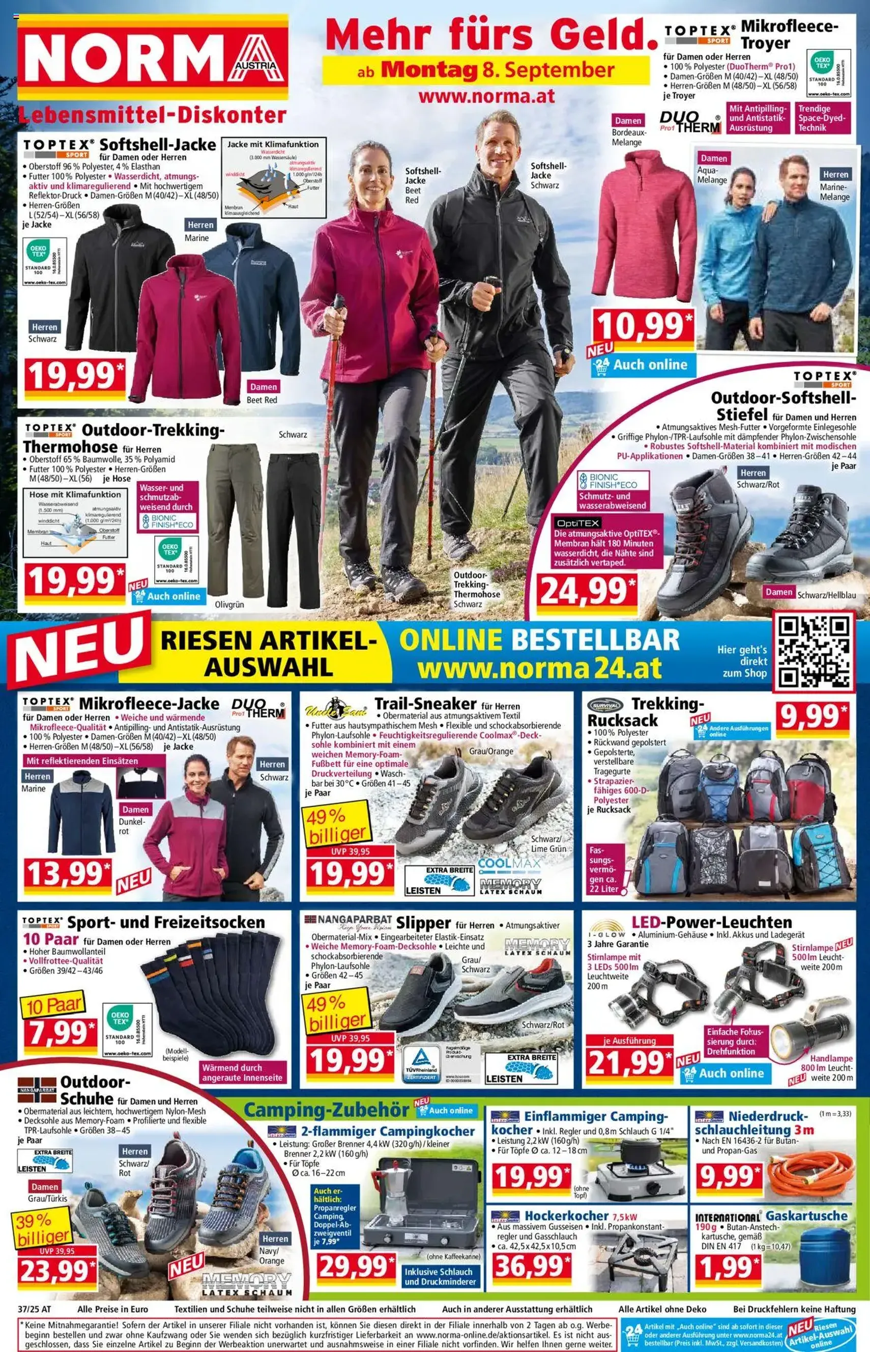 Norma Flugblatt - Gültiger Prospekt ab 08.09.2025, Seite 1 von insgesamt 18 Norma Flugblatt - Gültiger Prospekt ab 08.09.2025, Seite 1 von insgesamt 18