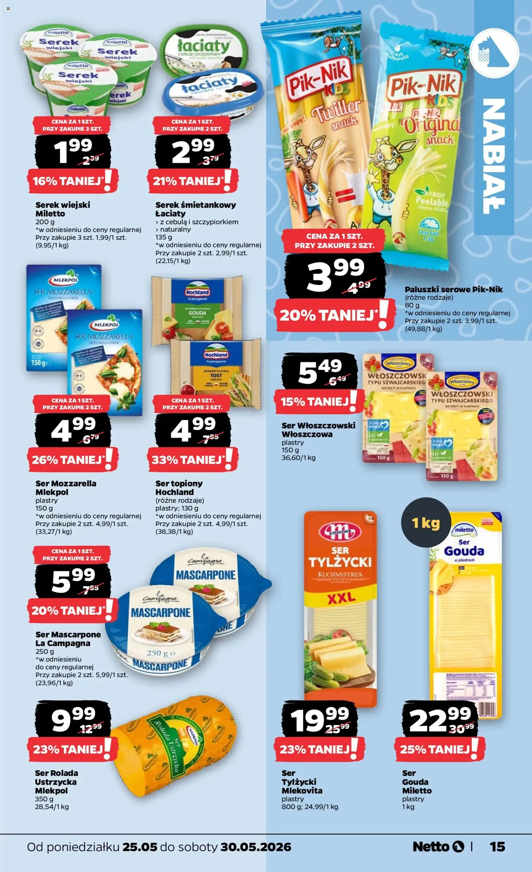 Netto gazetka od poniedziałku spożywcza - ważny gazetka od 25.05.2026 strona 15 z 42