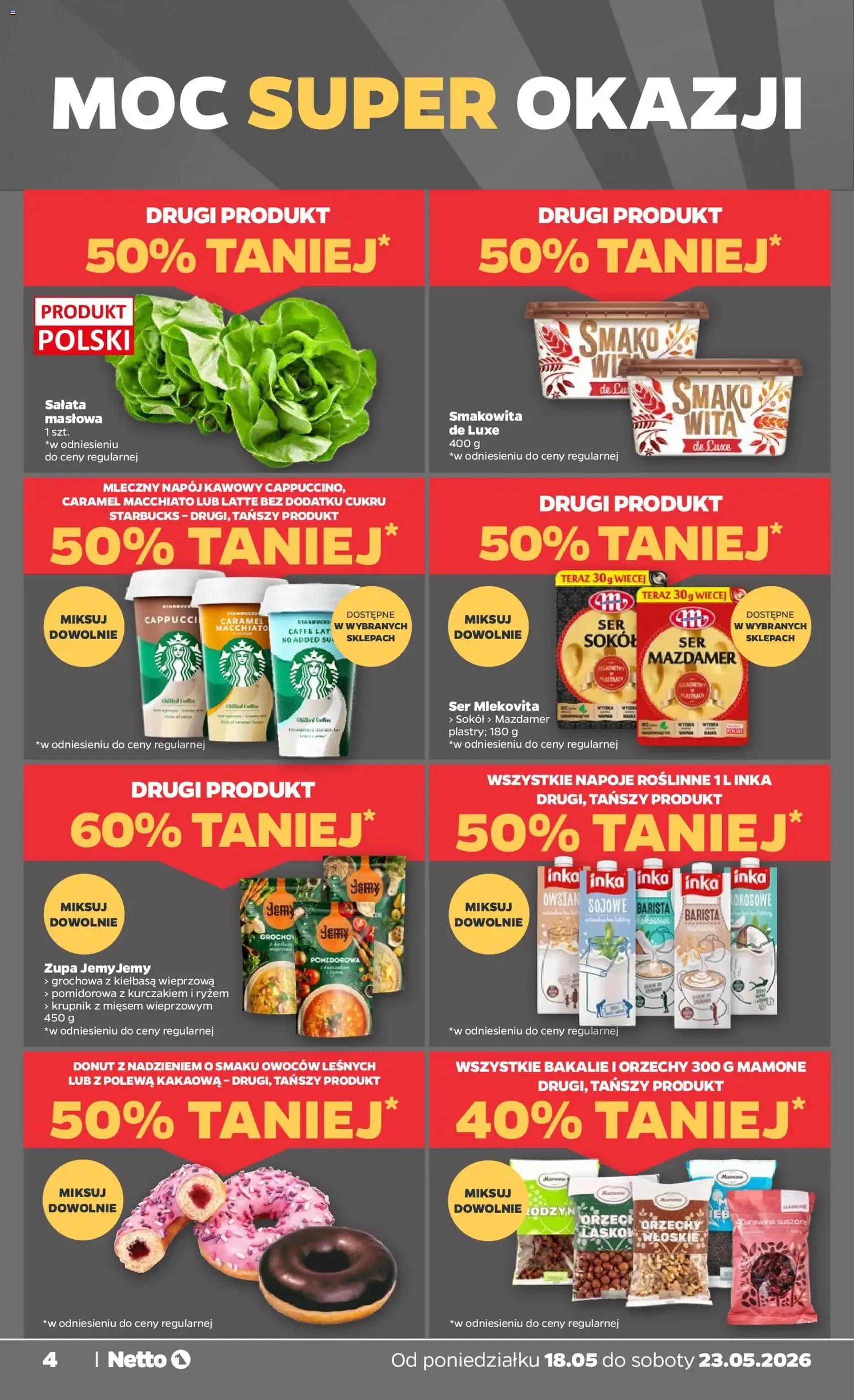 Netto gazetka od poniedziałku spożywcza - ważny gazetka od 18.05.2026 strona 4 z 38