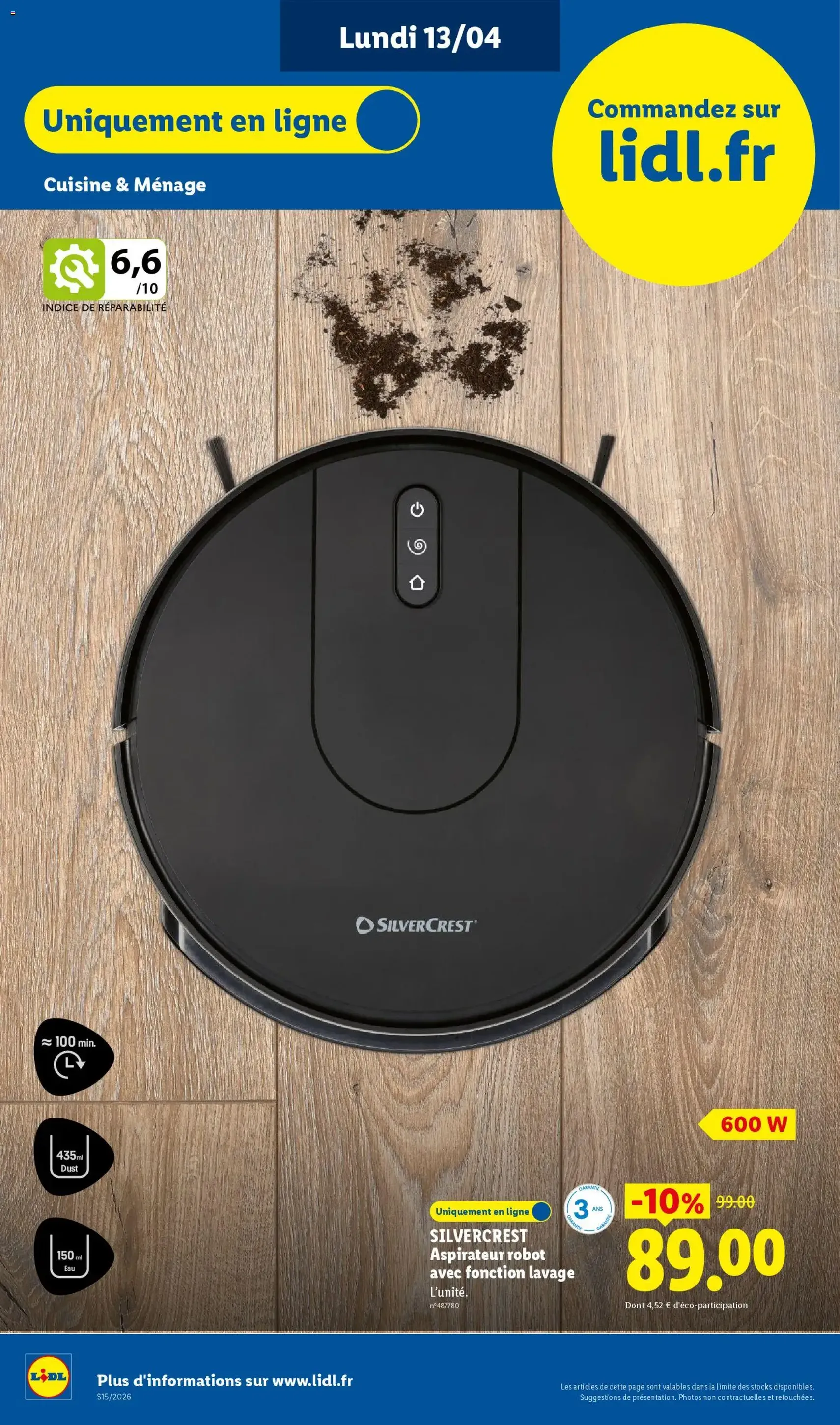 LIDL catalogue semaine 15 - brochure valable à partir du 09/04/2026, page 66 sur 75