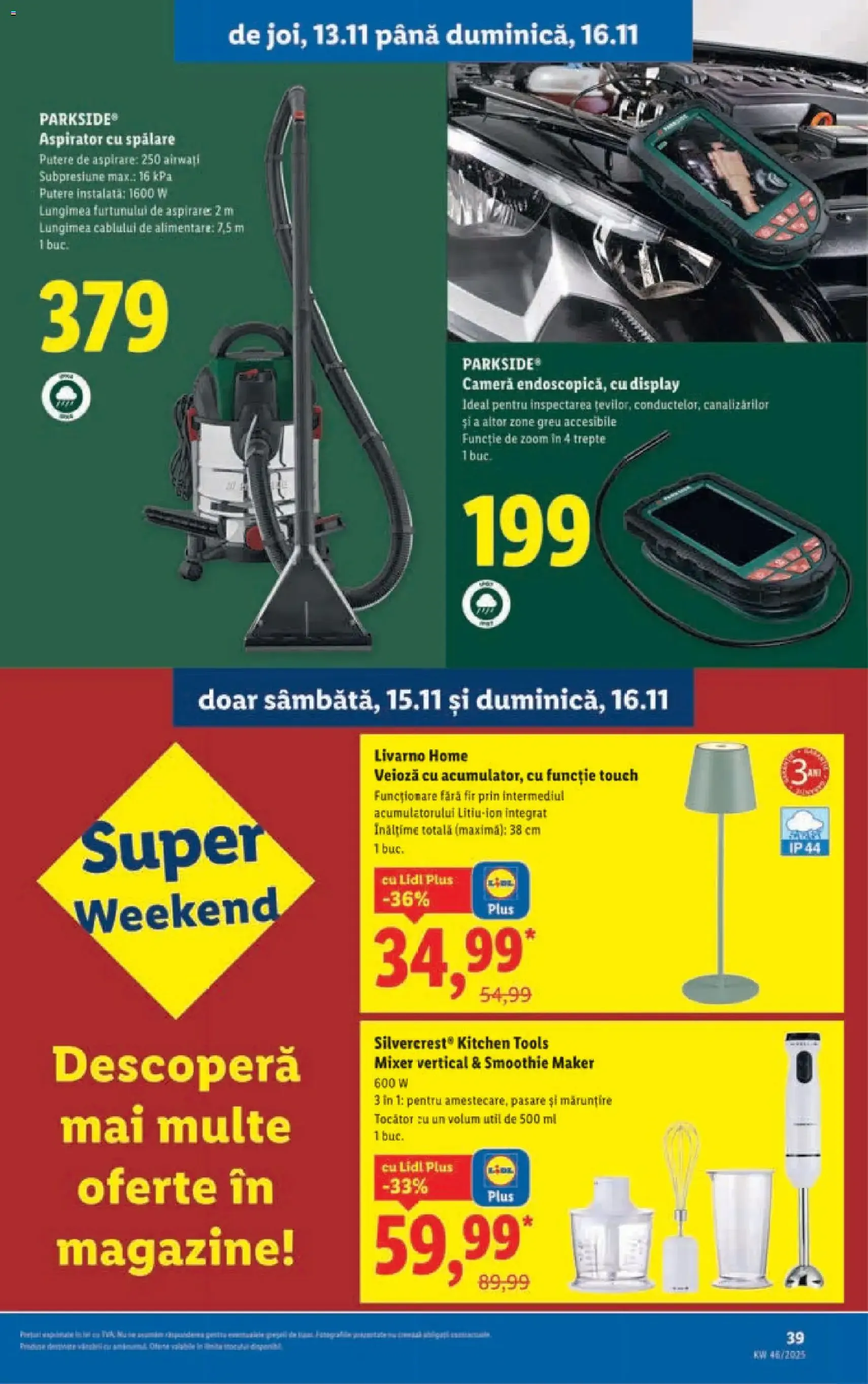 Catalog Lidl - cataloage valabile începând cu 10.11.2025 pagina 39 din 40