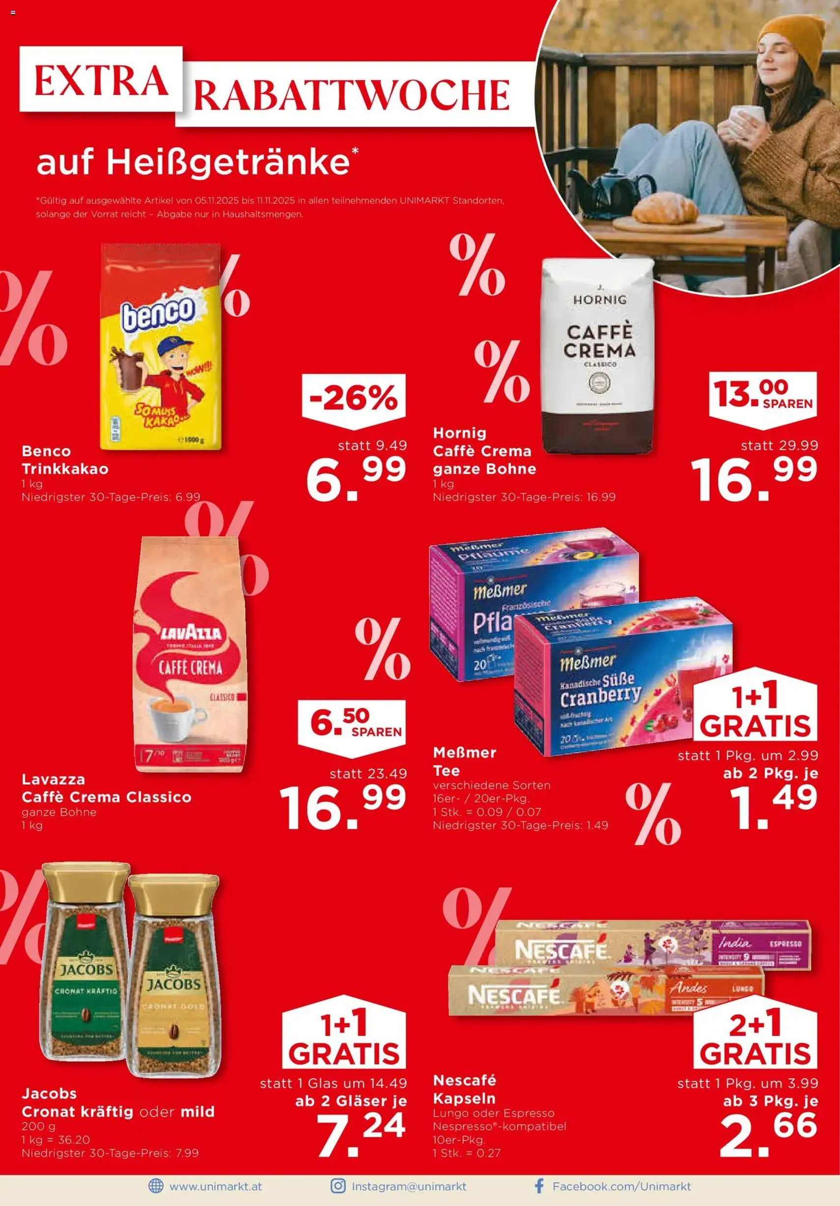 Unimarkt Flugblatt - Gültiger Prospekt ab 05.11.2025, Seite 4 von insgesamt 16