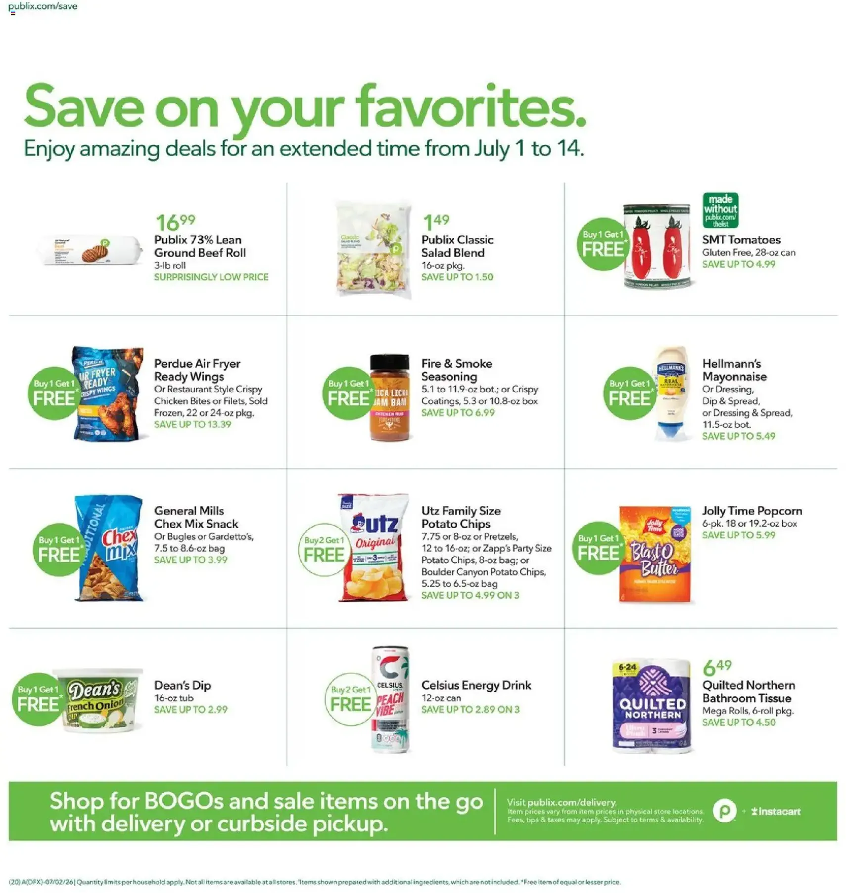 Publix Weekly Ad - valid flyer from 07/01/2026, page 20 of 20