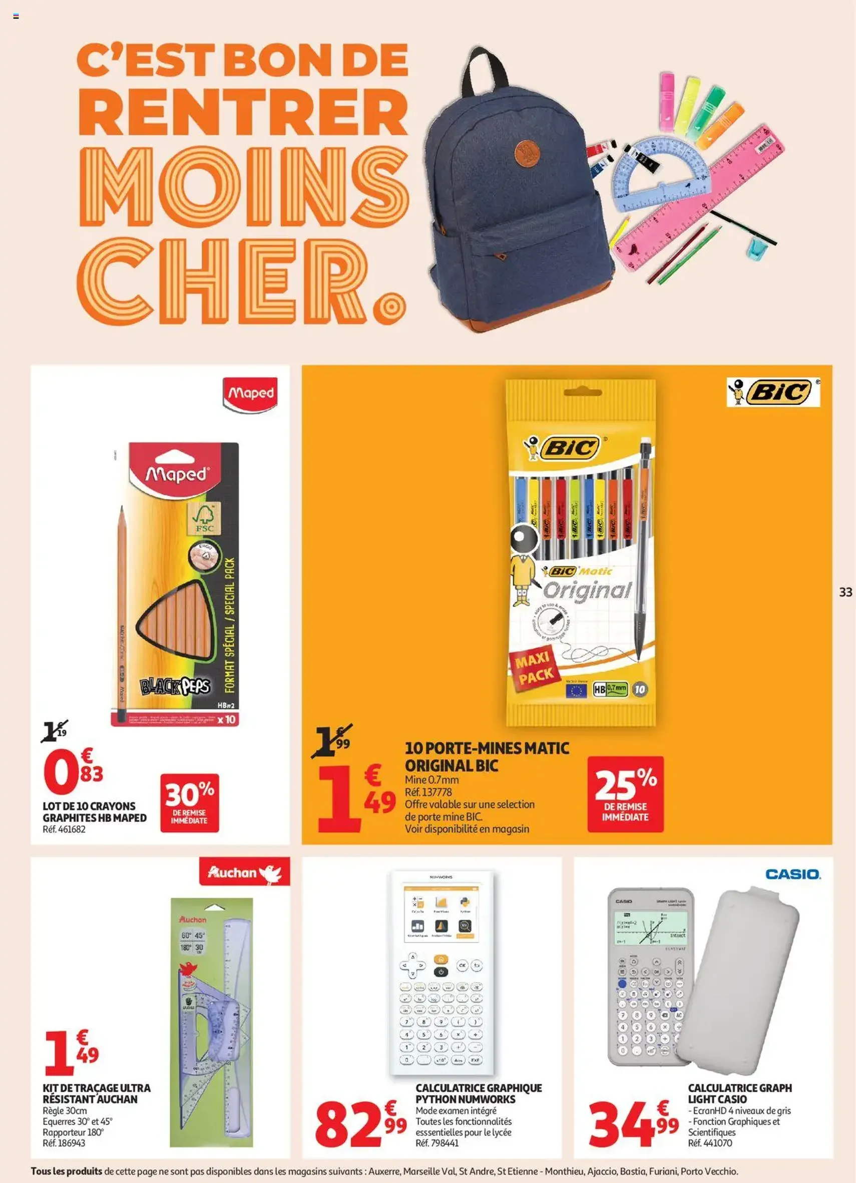 Auchan prospectus - brochure valable à partir du 19/08/2025, page 33 sur 46 Auchan prospectus - brochure valable à partir du 19/08/2025, page 33 sur 46