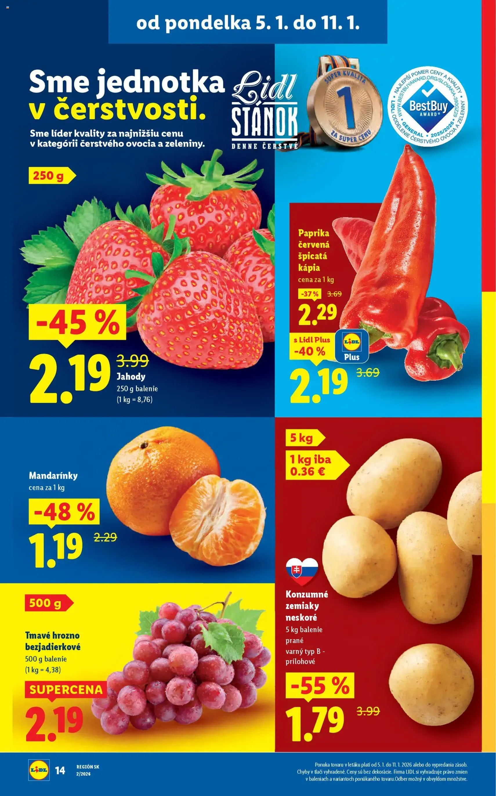 Lidl leták - platný leták od 05.01.2026 strana 14 z 87