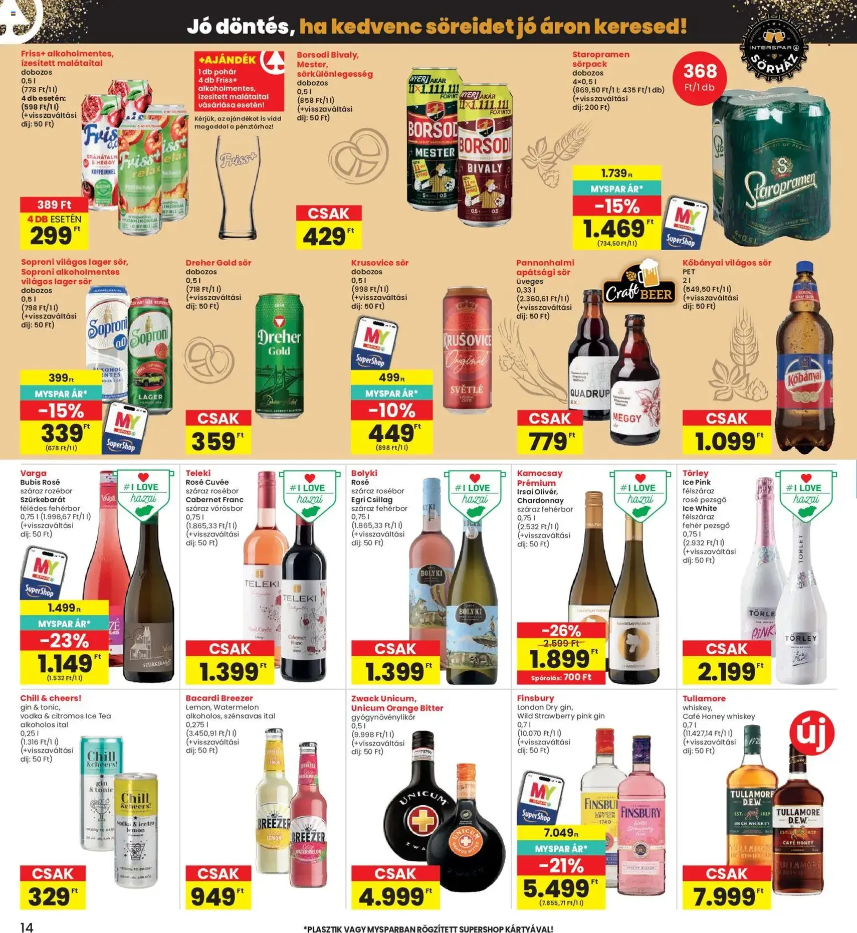 Interspar akciós újság - 2026.06.04. érvényes szórólap 14 oldal 20 oldalból