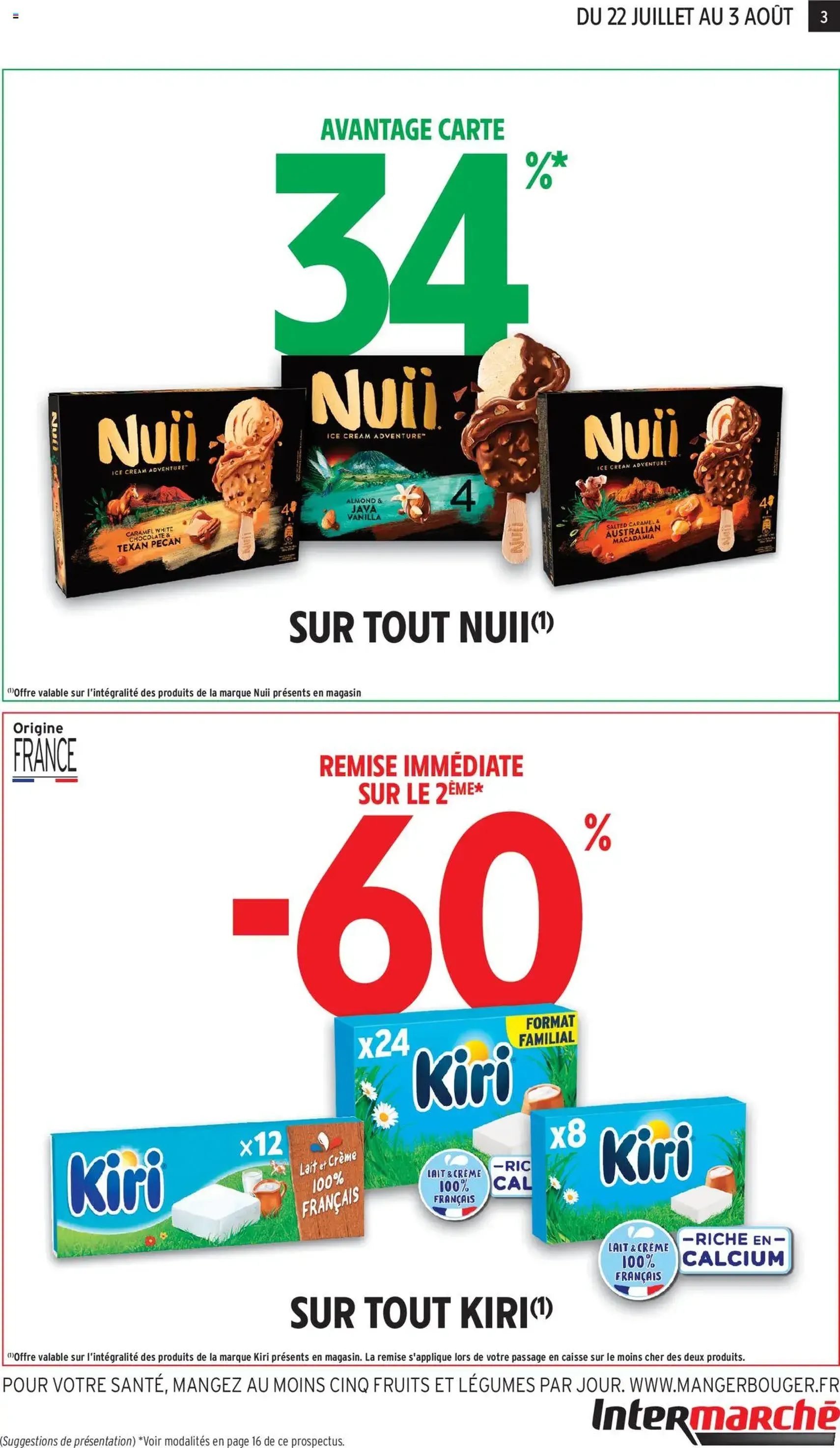Intermarché catalogue semaine 29 - brochure valable à partir du 22/07/2025, page 3 sur 32