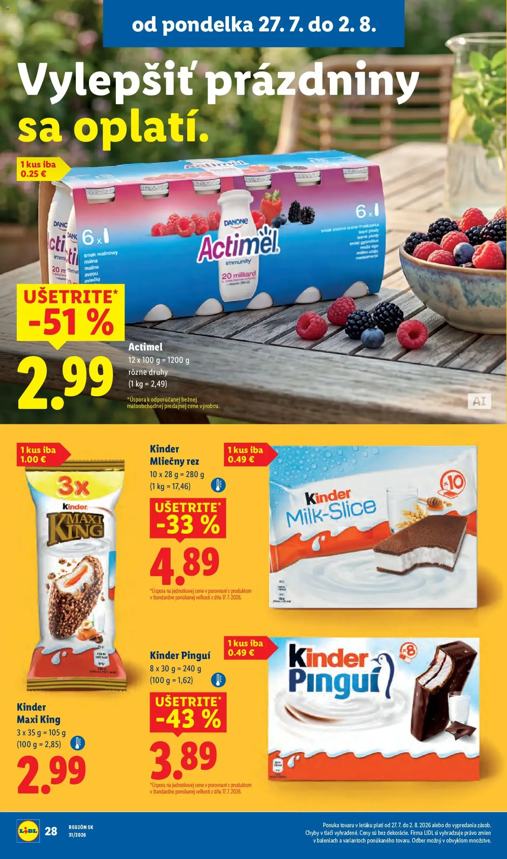 Lidl leták - platný leták od 27.07.2026 strana 40 z 108