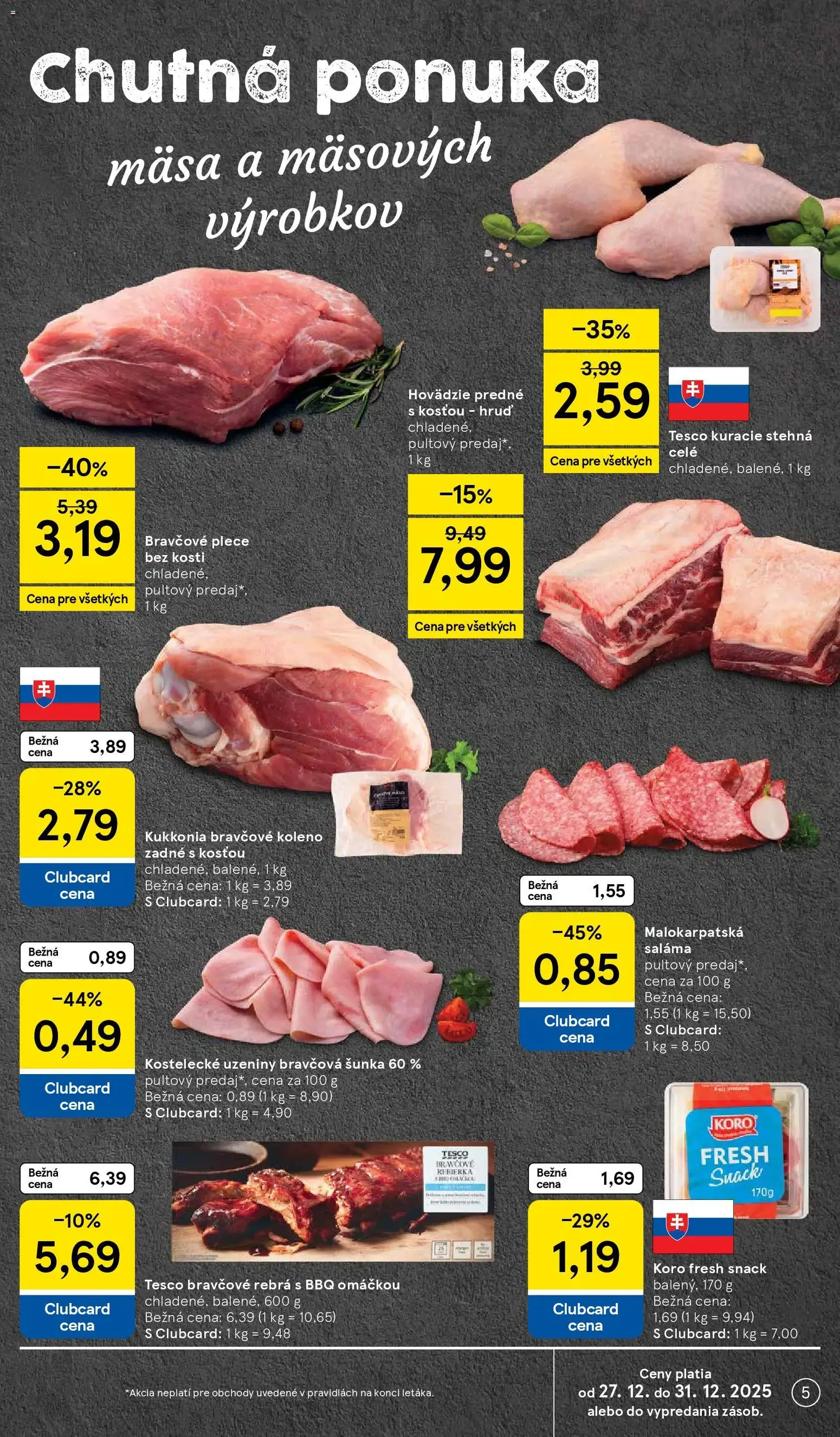 Tesco Hypermarket - leták - platný leták od 27.12.2025 strana 5 z 32