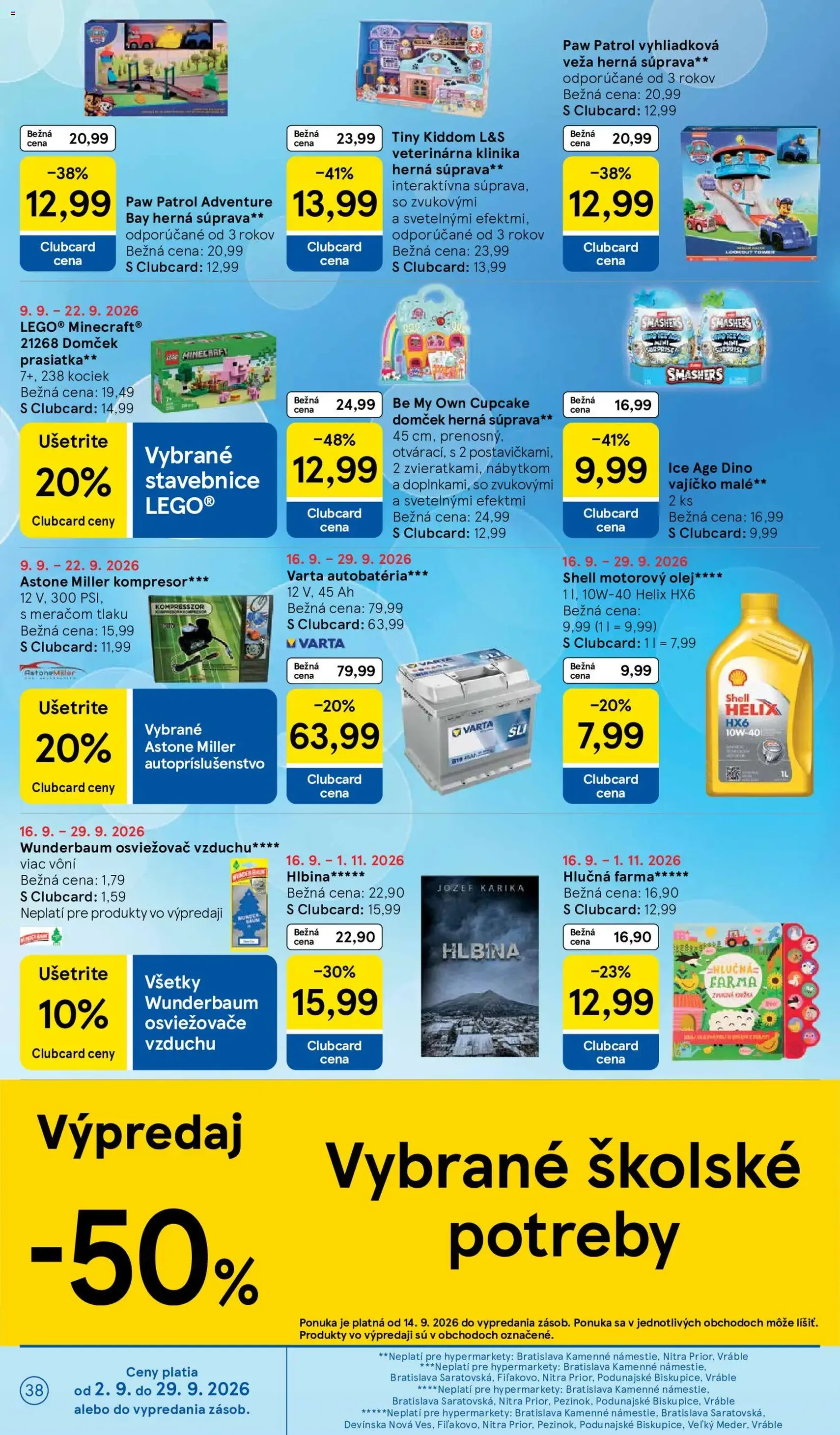 Tesco Hypermarket - leták - platný leták od 16.09.2026 strana 38 z 42