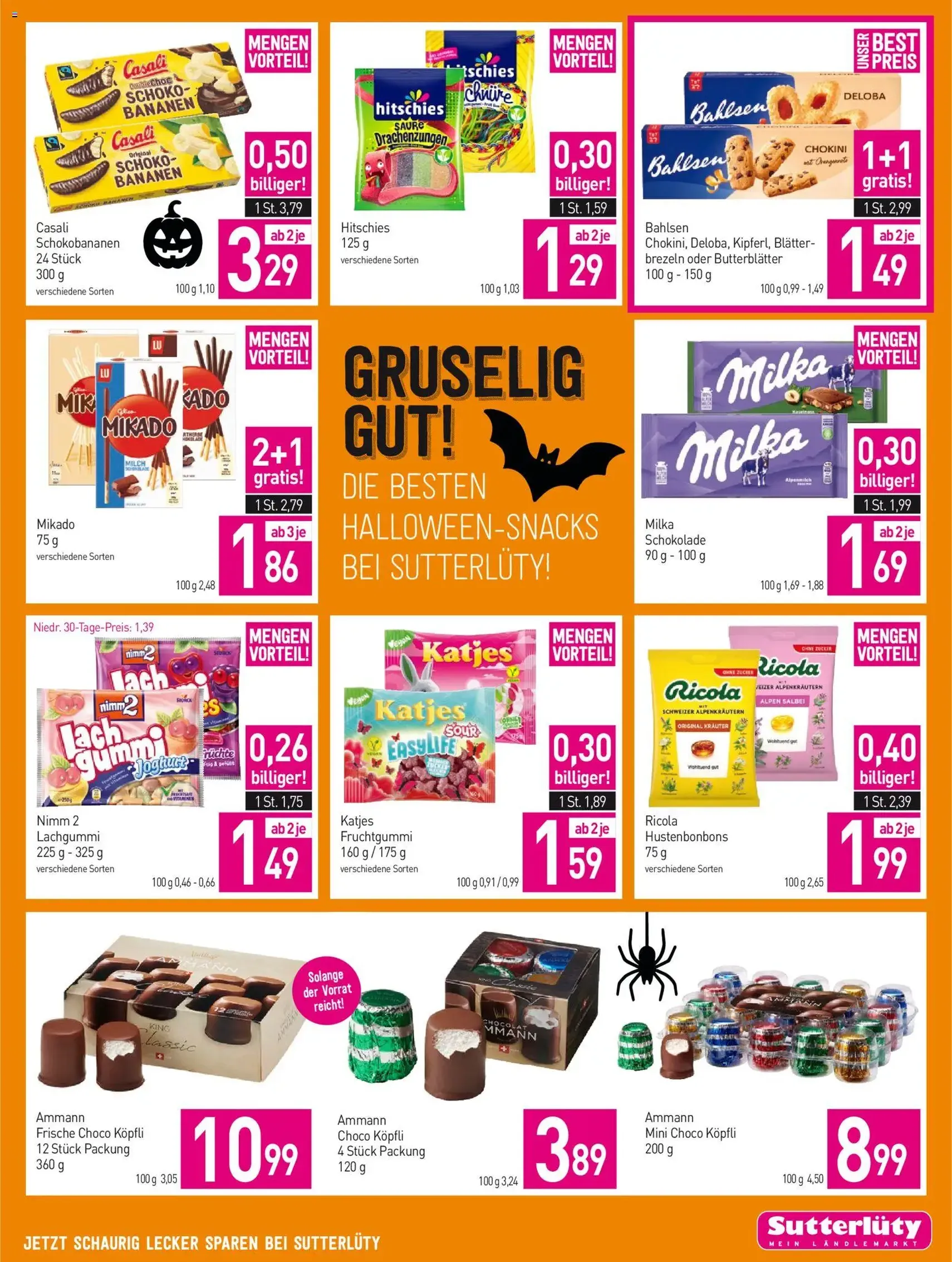 Sutterlüty Flugblatt - Gültiger Prospekt ab 22.10.2025, Seite 19 von insgesamt 24 Sutterlüty Flugblatt - Gültiger Prospekt ab 22.10.2025, Seite 19 von insgesamt 24