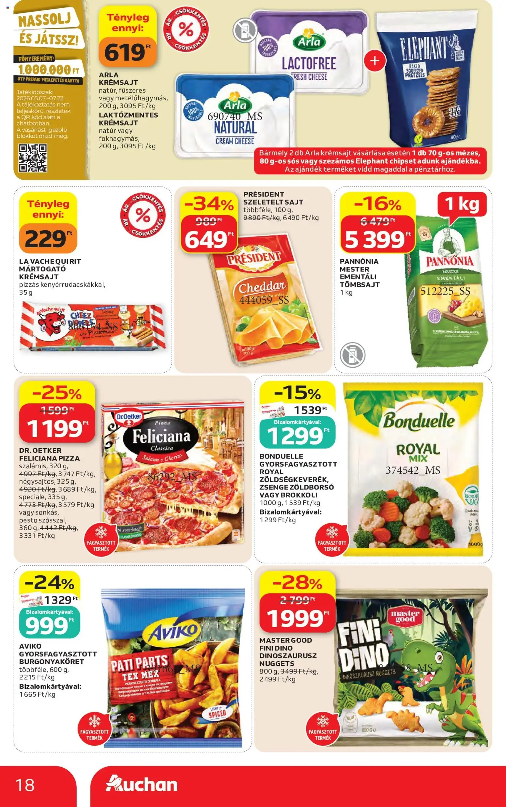 Auchan akciós újság - 2026.06.04. érvényes szórólap 18 oldal 57 oldalból